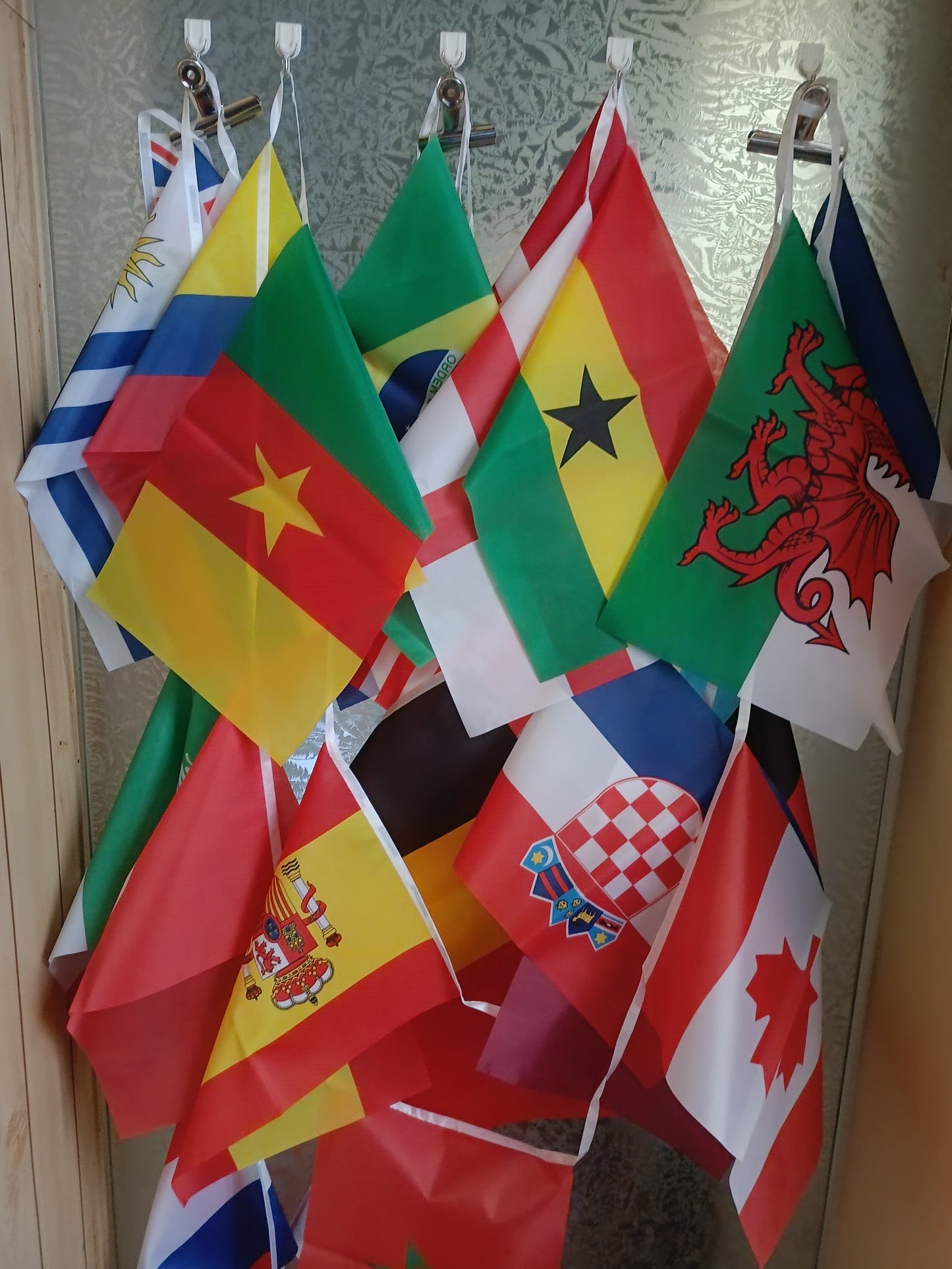 Mondiali Qatar  2022 Calcio
Catena Bandiere 32 Nazioni Partecipanti