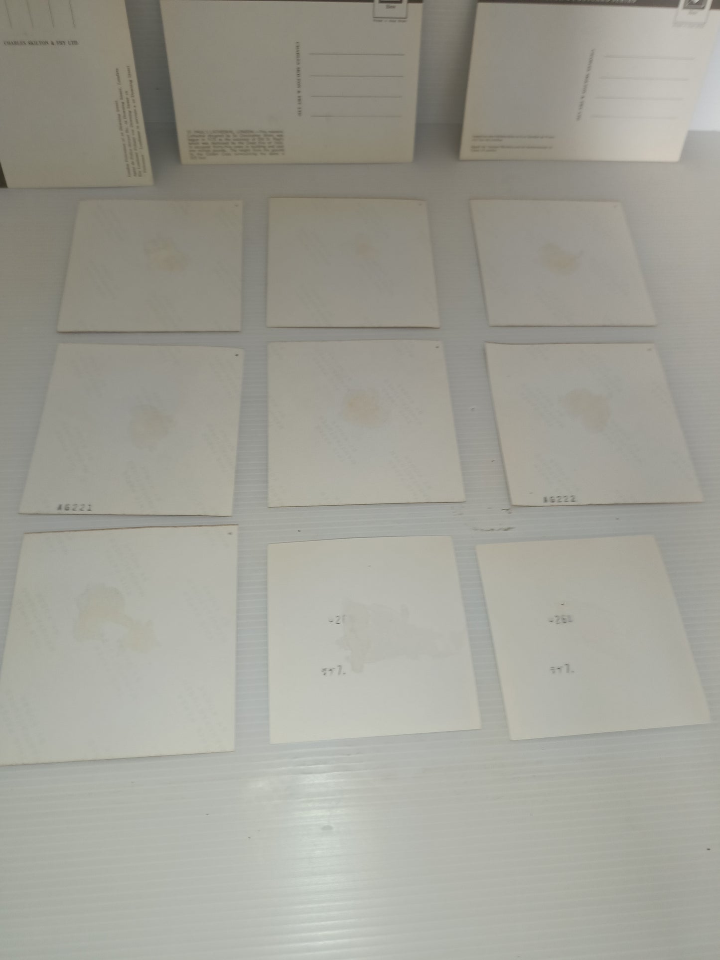 Lotto 3 Cartoline + 9 Foto Londra Vintage