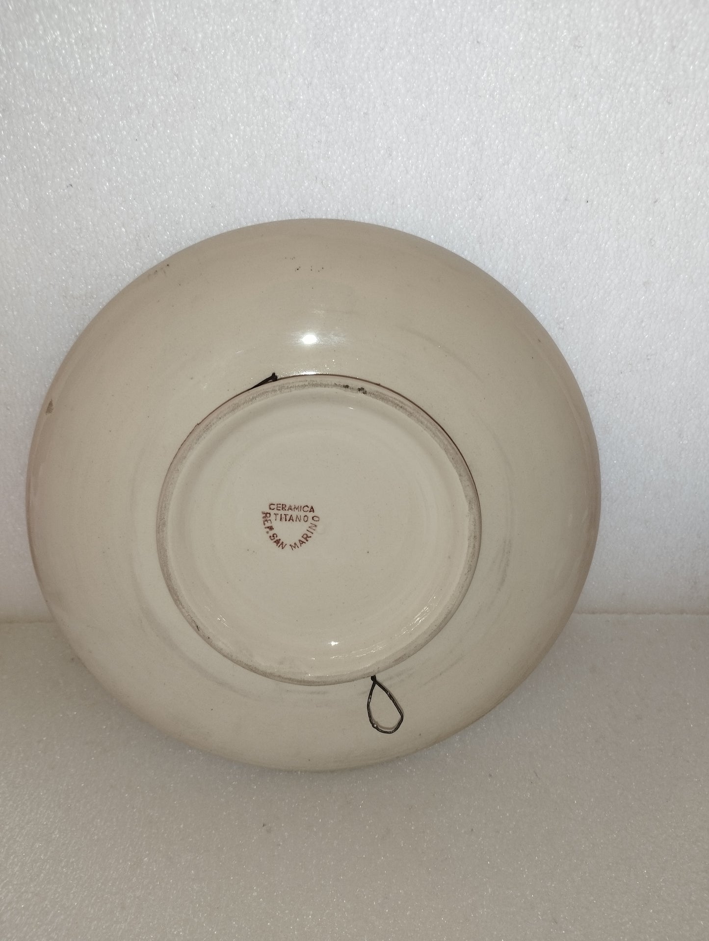 Piatto Ceramica Titano Rep.San Marino Vintage
Diametro cm 21