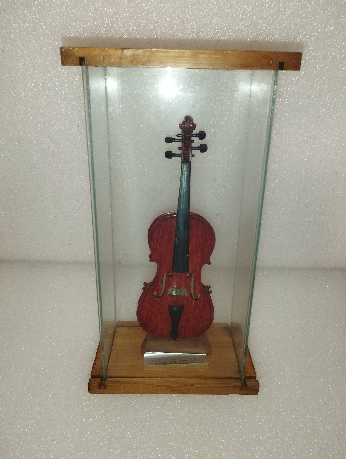 Modellino Stradivarius Cremona 1715 In Teca Vintage
Teca in legno e vetro