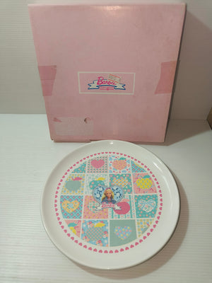 Piatto Barbie in ceramica anni 90