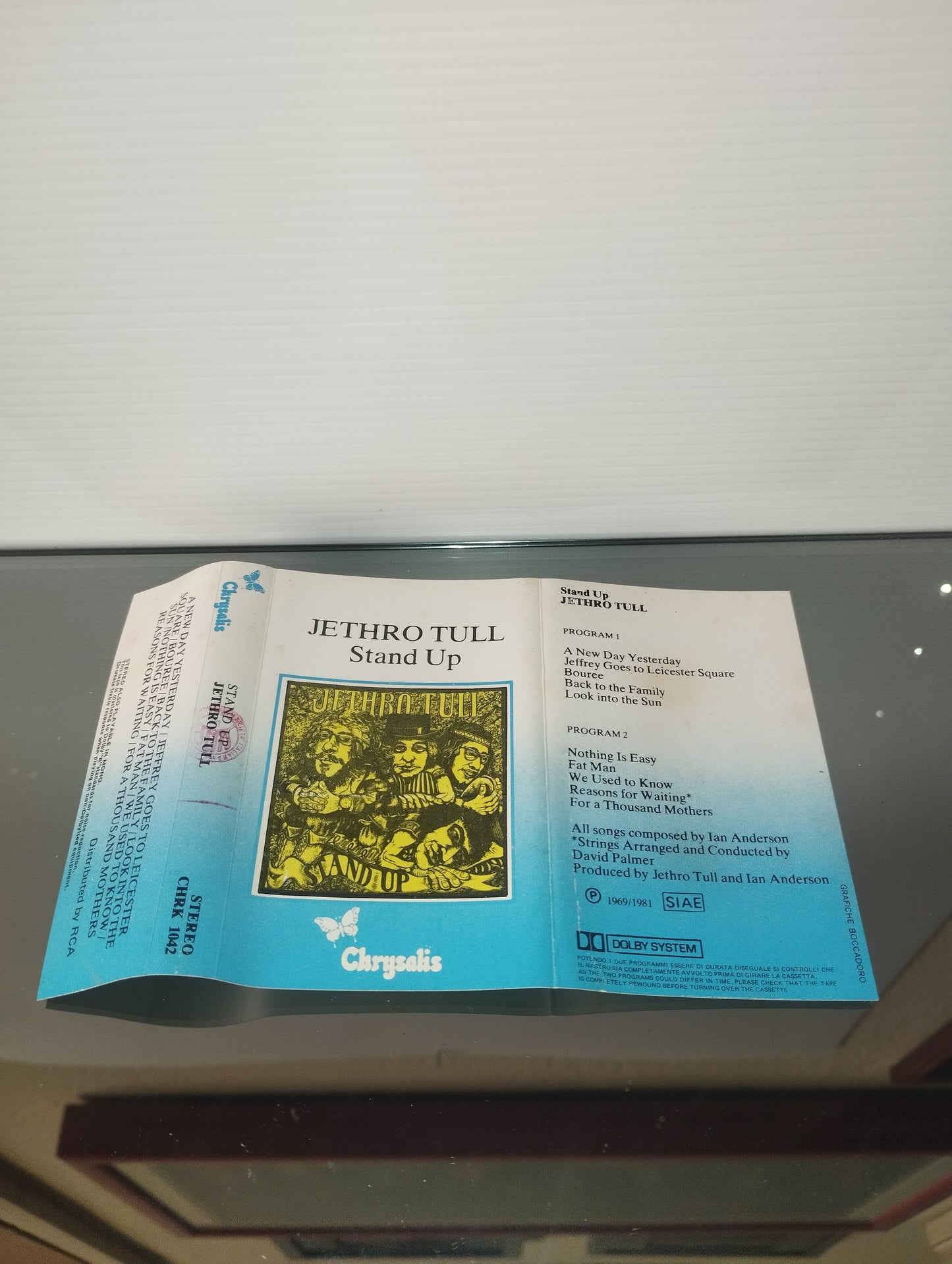 Stand Up Jethro Tull Musicassetta
Edita nel 1981 da Chrysalis Cod.CHRK 1042