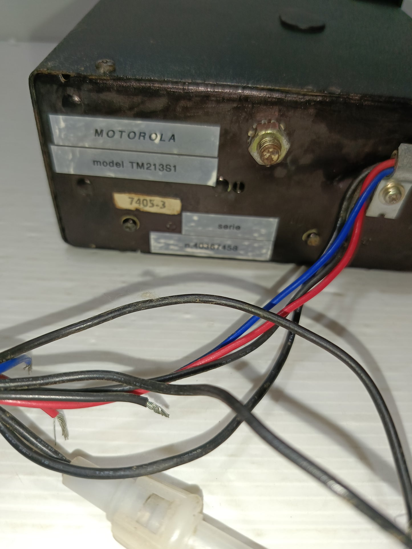 Motorola Lettore Stereo 8 Per Auto Non Testato
Modello TM213S1
Made in Japan