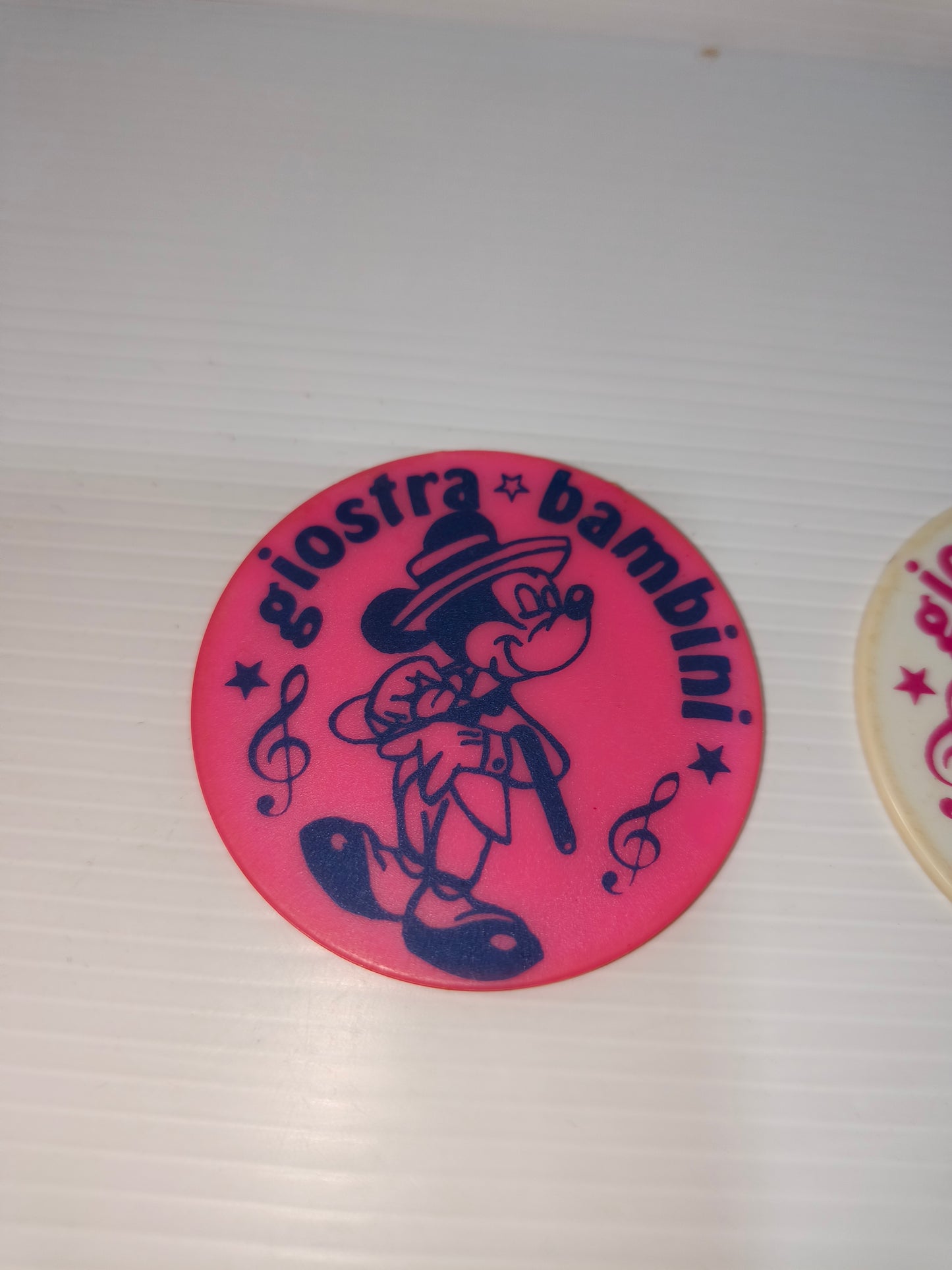 Gettoni giostre bambini vintage, LEGGI