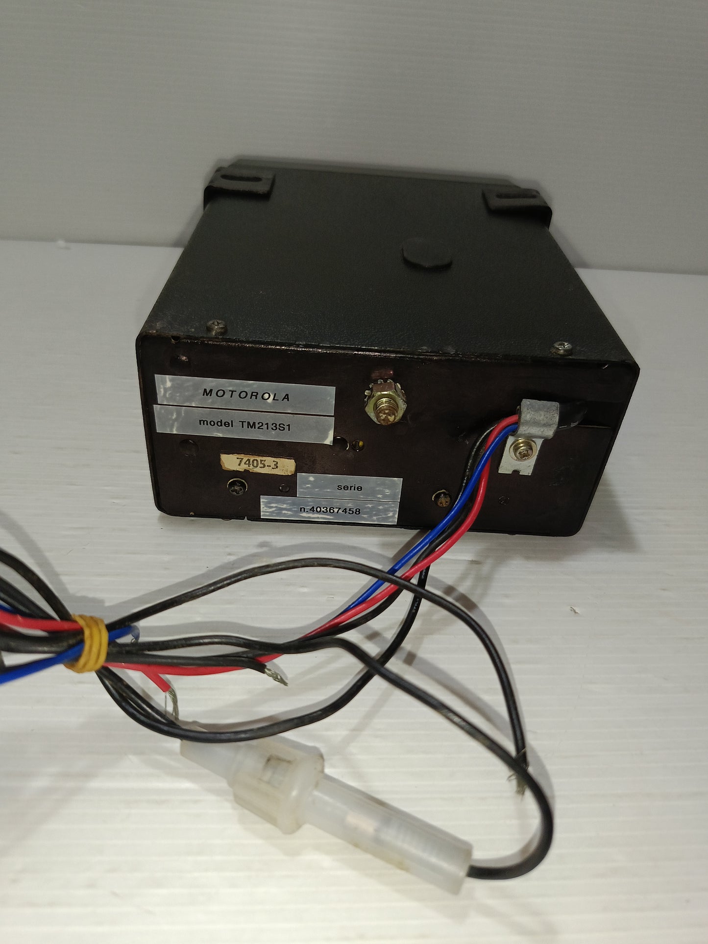 Motorola Lettore Stereo 8 Per Auto Non Testato
Modello TM213S1
Made in Japan