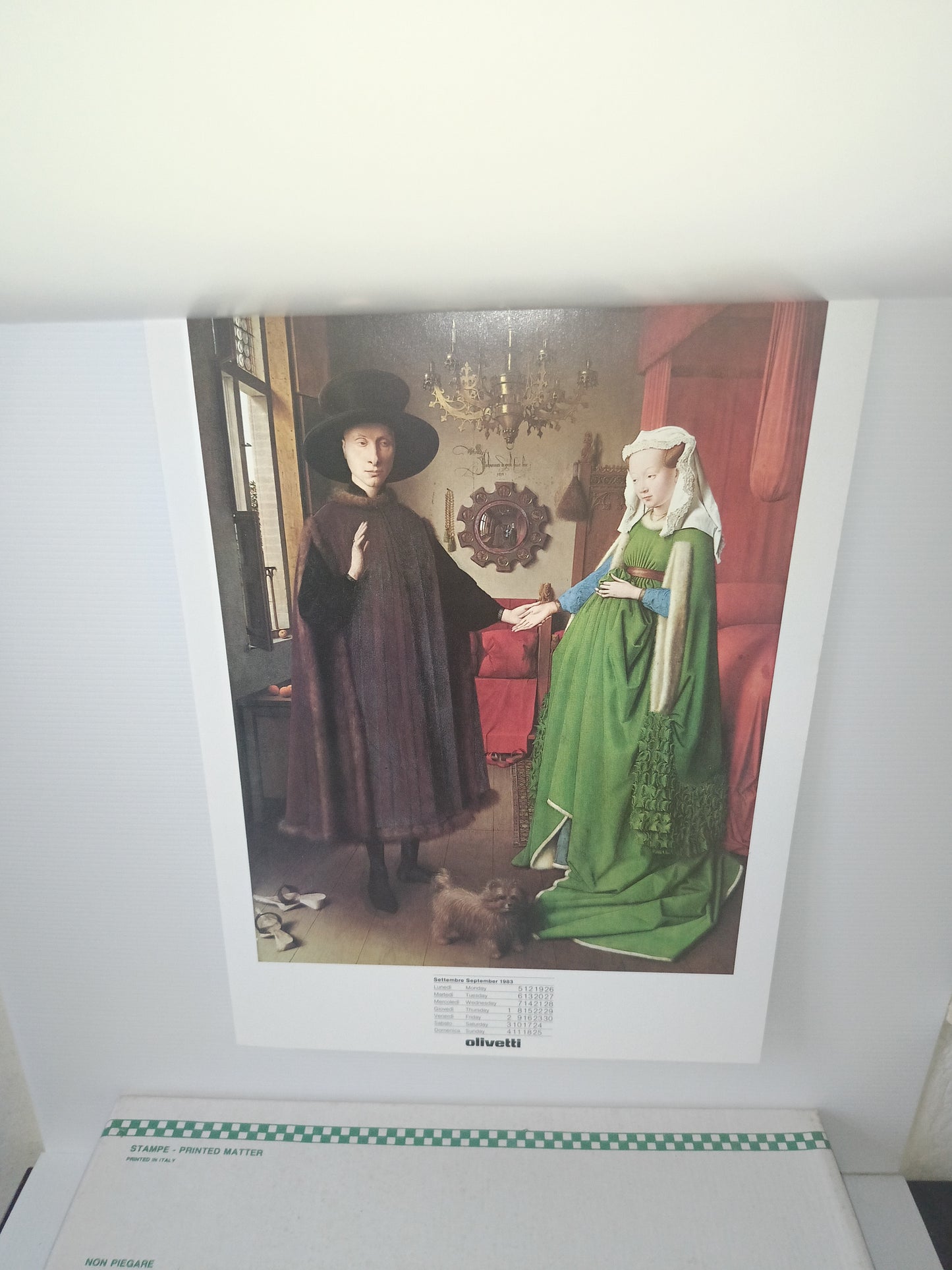 Olivetti Calendario 1983 Jan Van Eyck