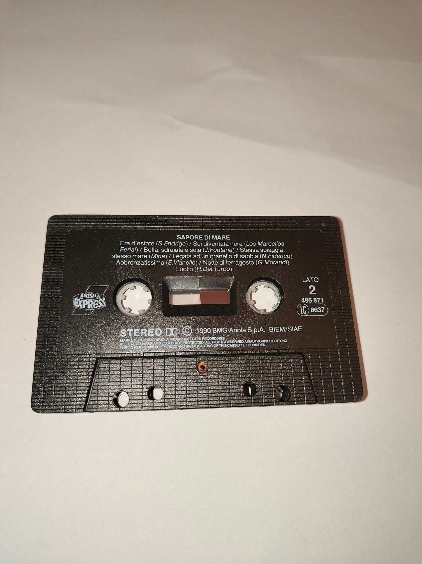 Sapore Di Sale Musicassetta, LEGGI