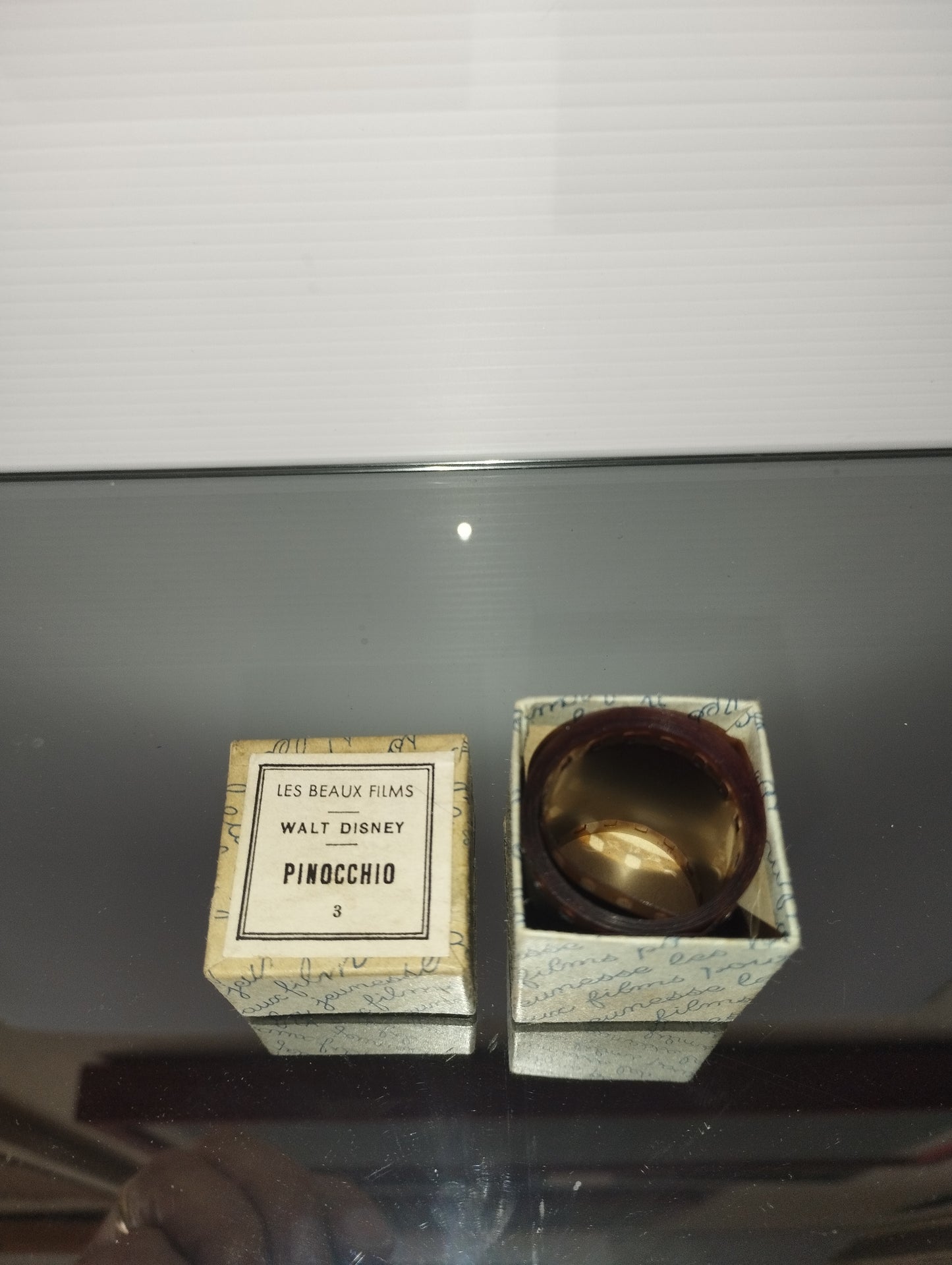 Pellicola 35 mmm Pinocchio Walt Disney Les Beaux Films Paris Vintage