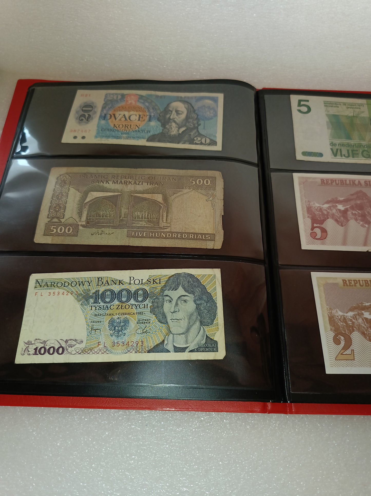 Collezione 50 Banconote Originali
Con album