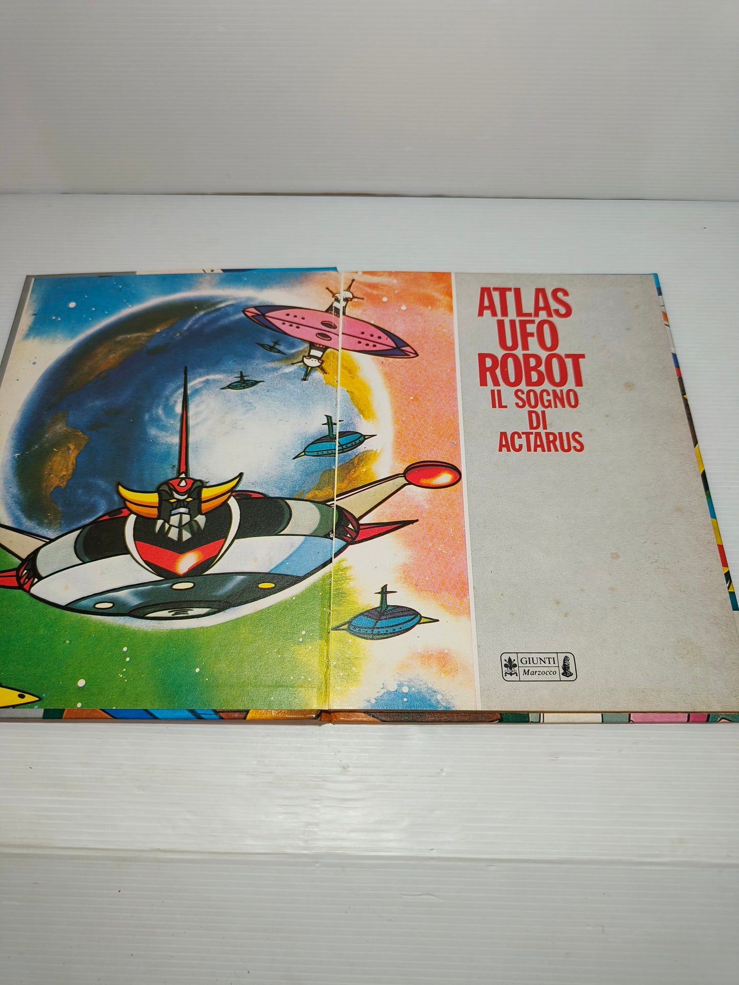 Libro Atlas Ufo Robot Il Sogno Di Actarus, Giunti 1978 LEGGI