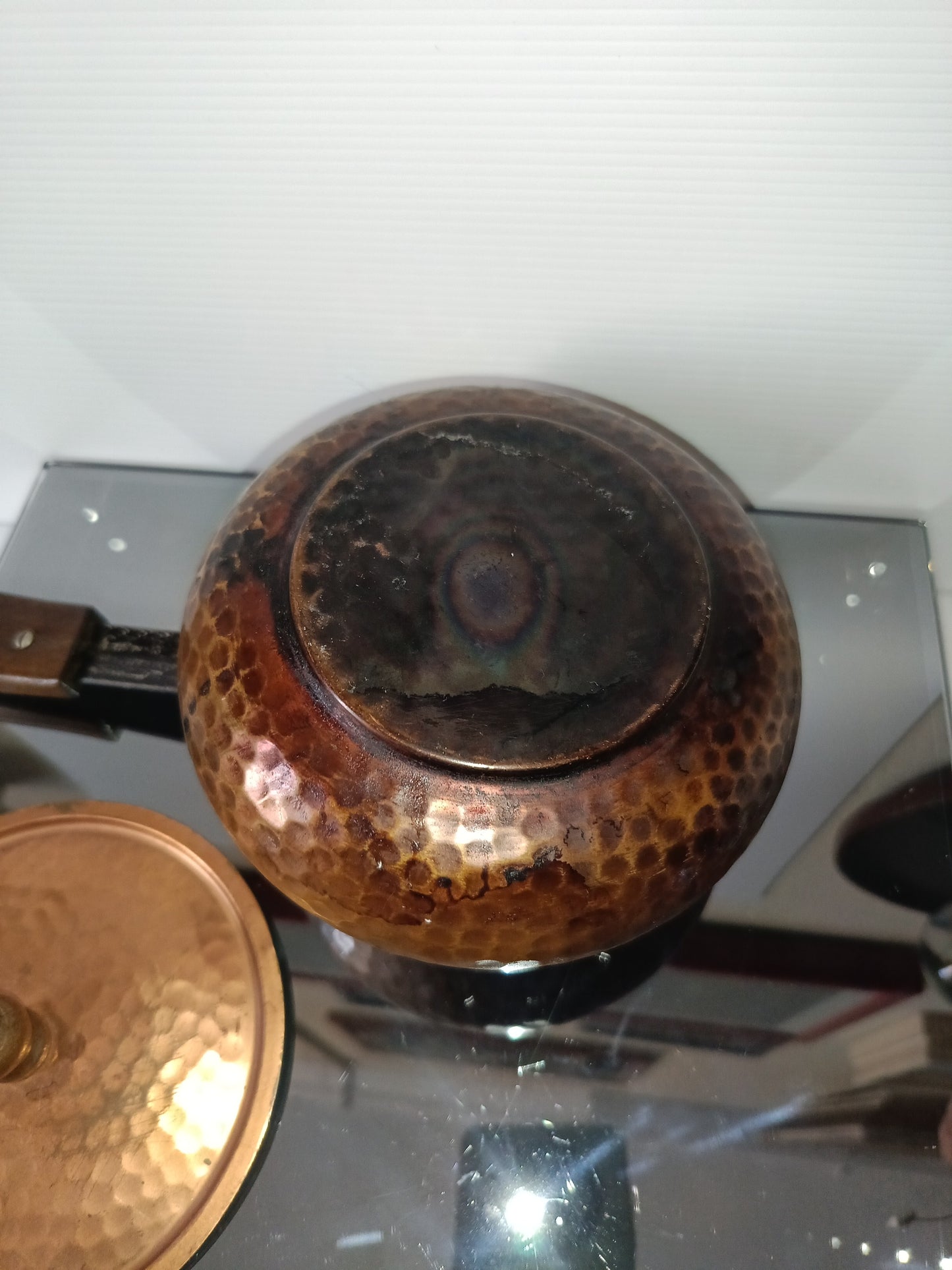 Pentolino In Metallo Ramato Vintage
