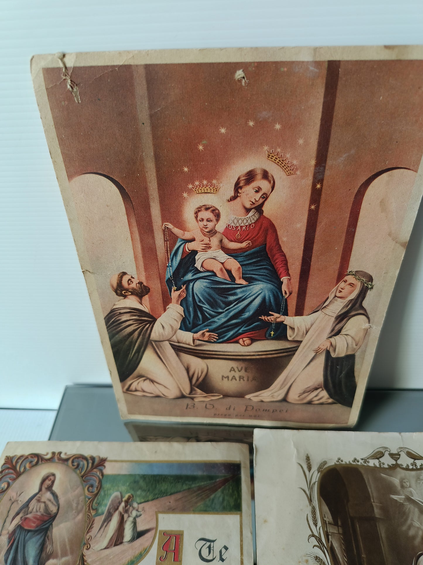 3 Antiche Stampe Religiose