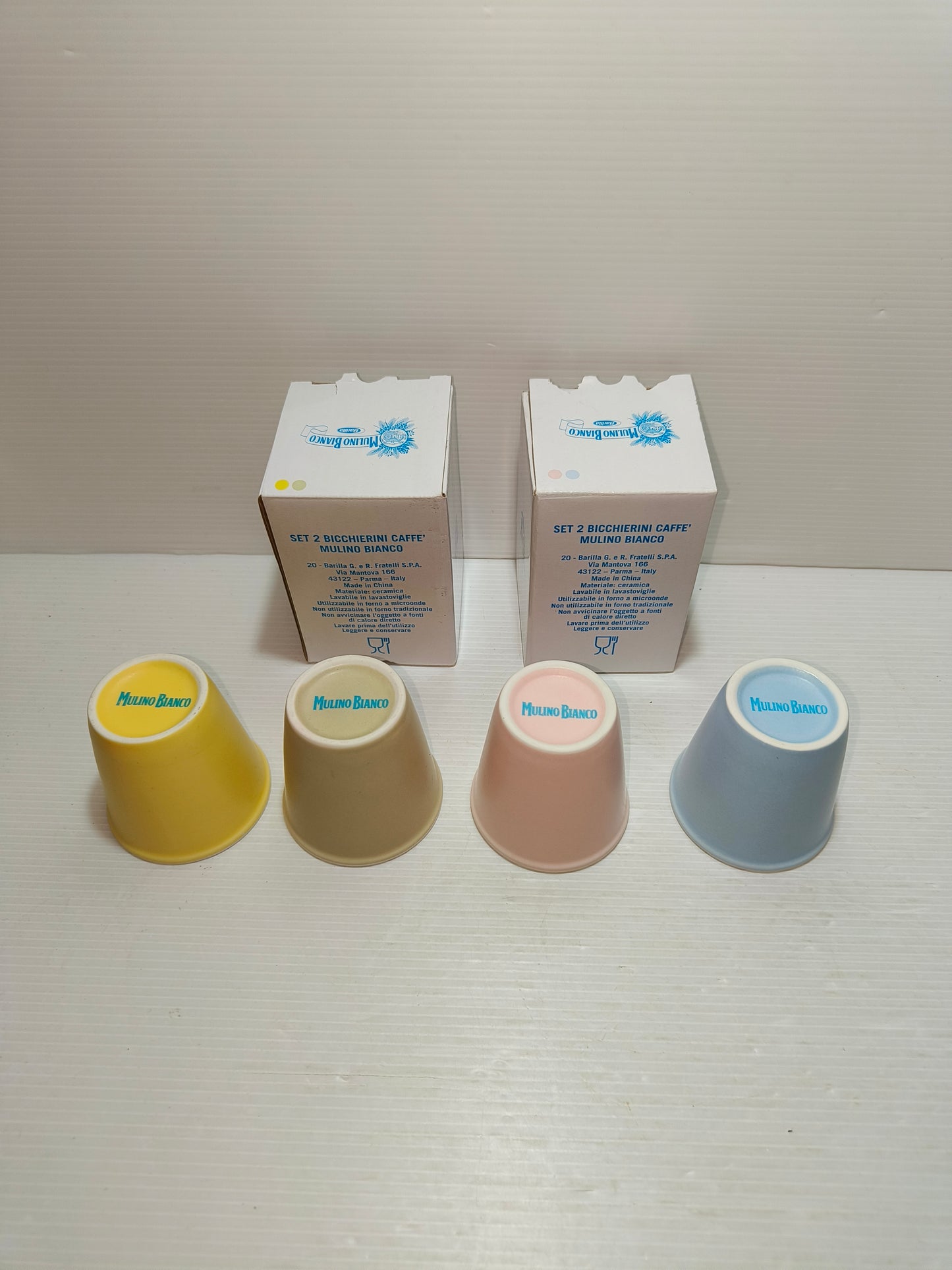 Set Bicchierini Caffè Mulino Bianco