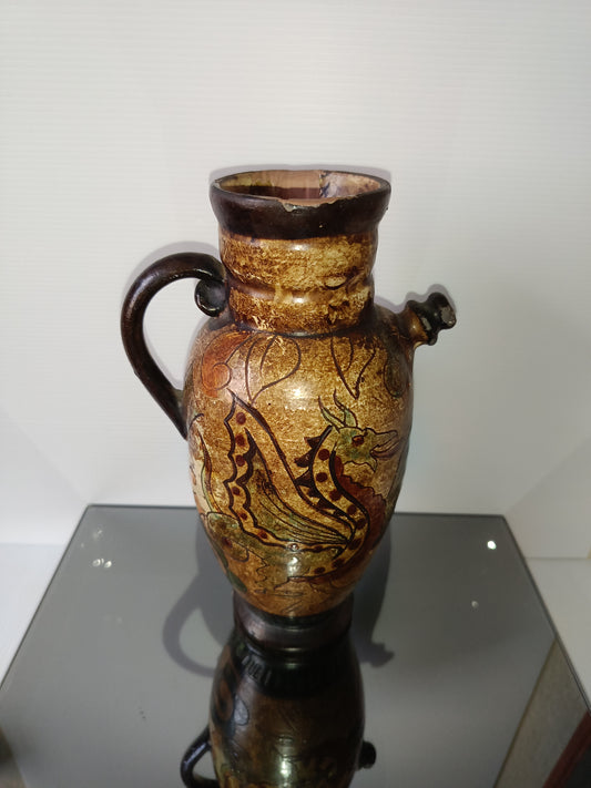 Brocca In Ceramica Decorata Vintage
Altezza cm.23 circa
