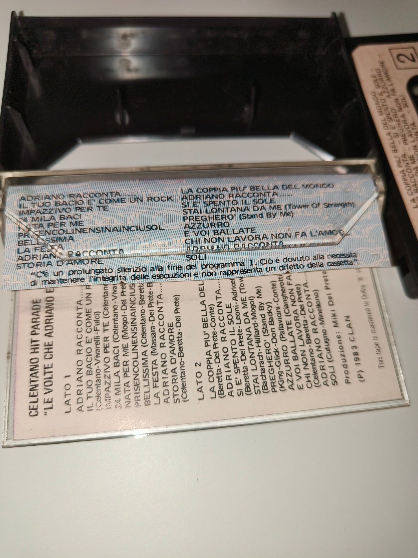 Celentano Hit Parade Le Volte Che Adriano È Stato Primo Musicassetta, LEGGI
