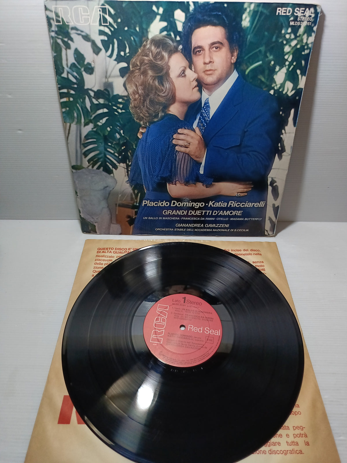 Grandi Duetti D'Amore Placido Domingo/ Katia Ricciarelli LP 33 Giri