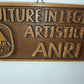 Insegna ANRI Sculture In Legno Artistiche Vintage