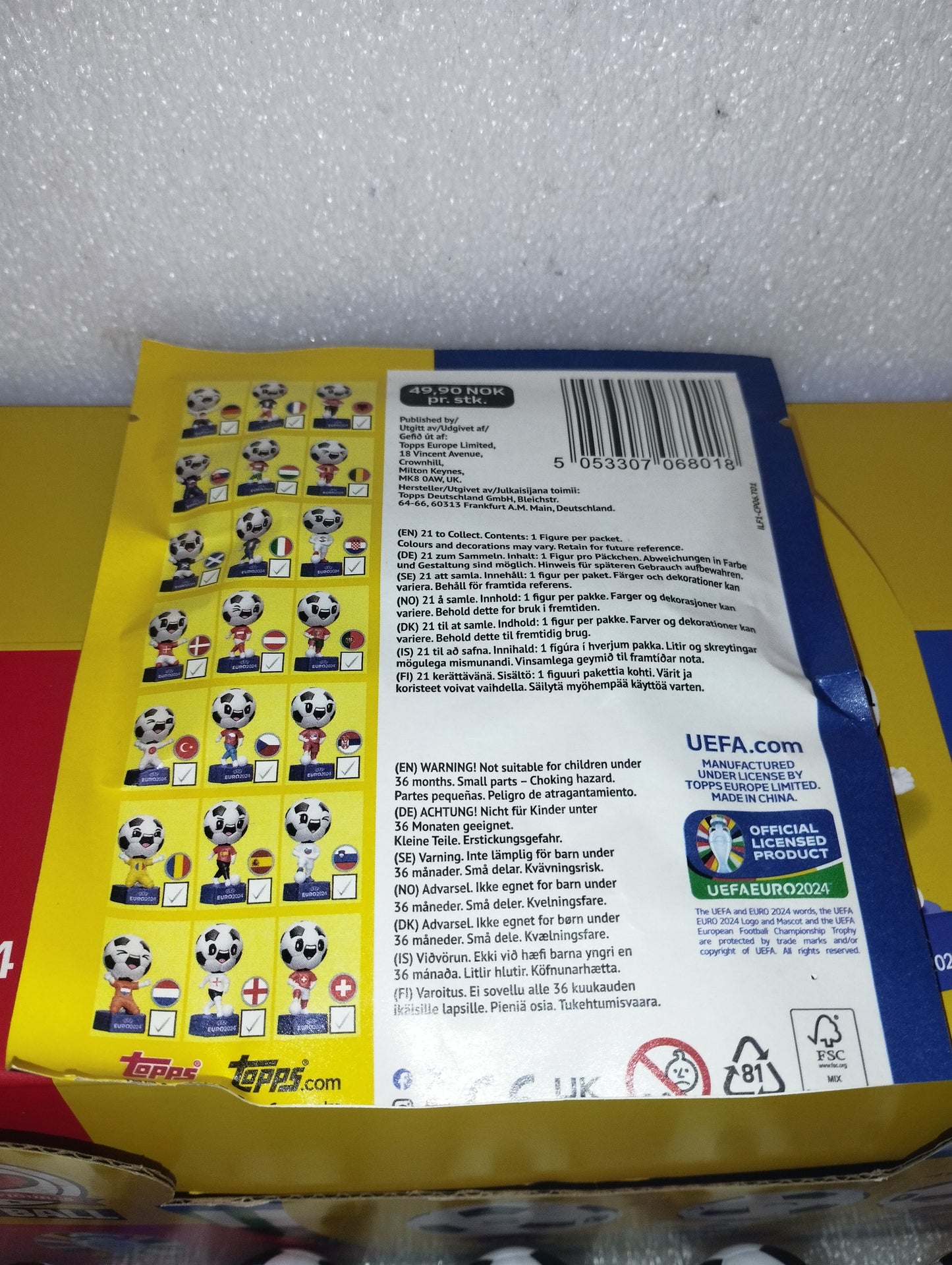 Topps I Love Football Collectible Figures UEFA Euro 2024 Germany Collezione Completa