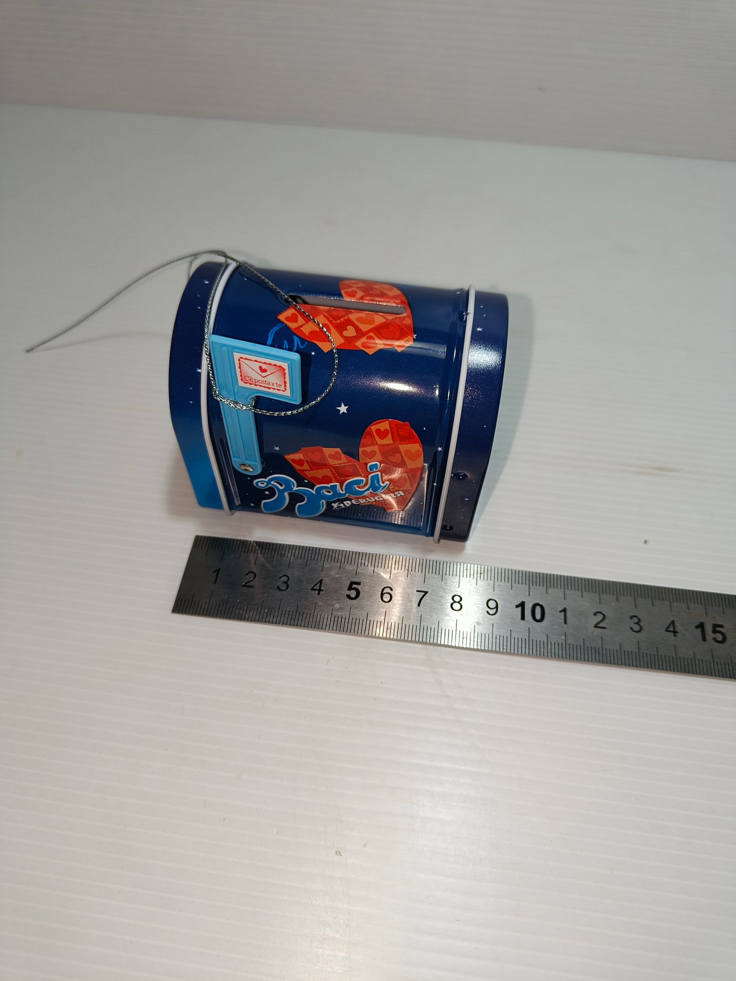 Salvadanaio Baci Perugina in metallo