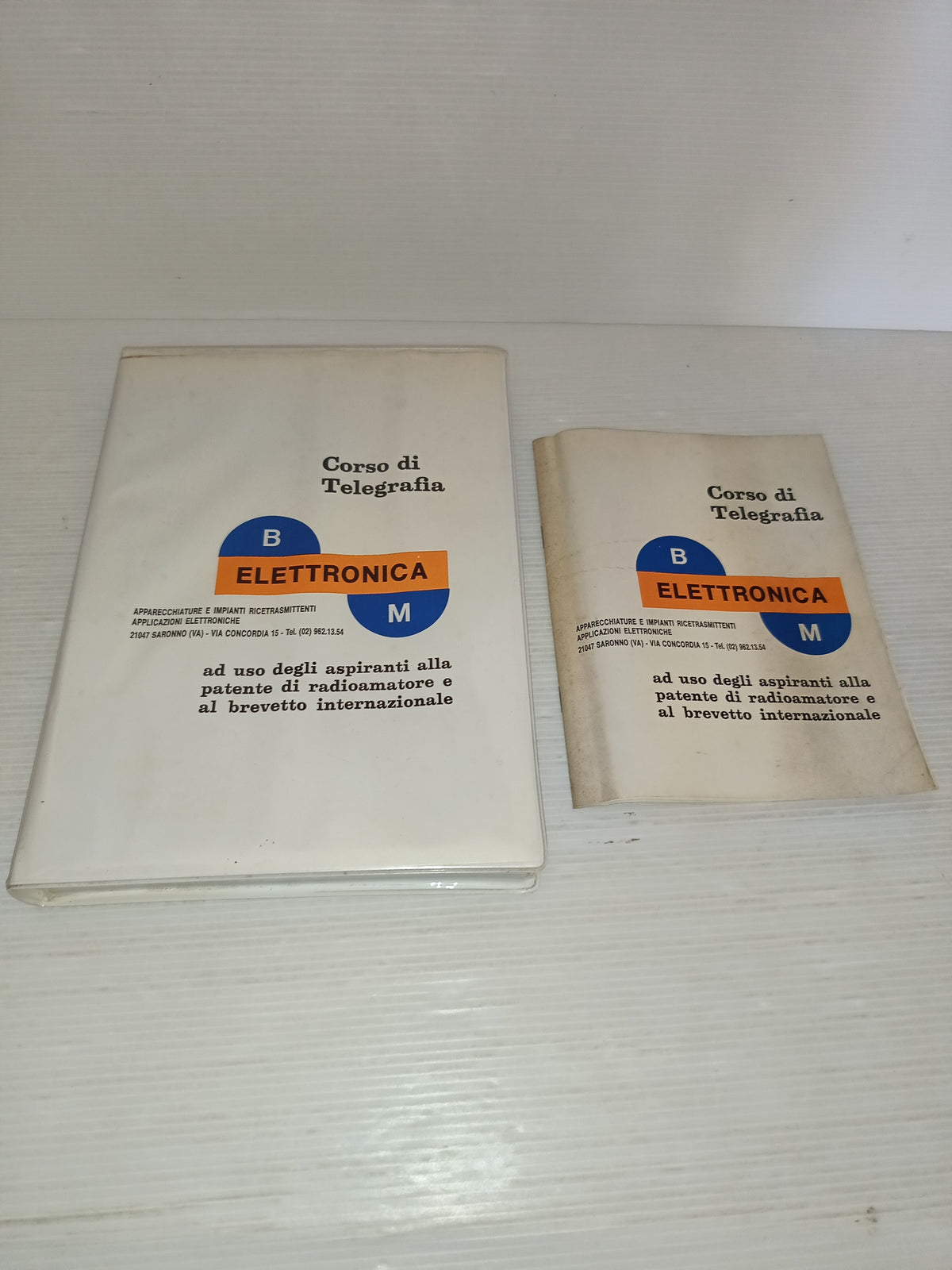 Corso Di Telegrafia 3 Musicassette+Libretto BM Elettronica
