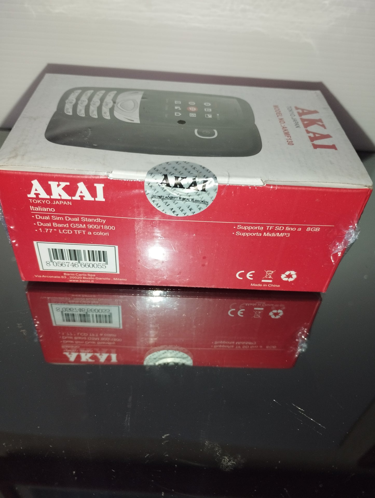 Akai Model AKMF 130 White Blue sigillato