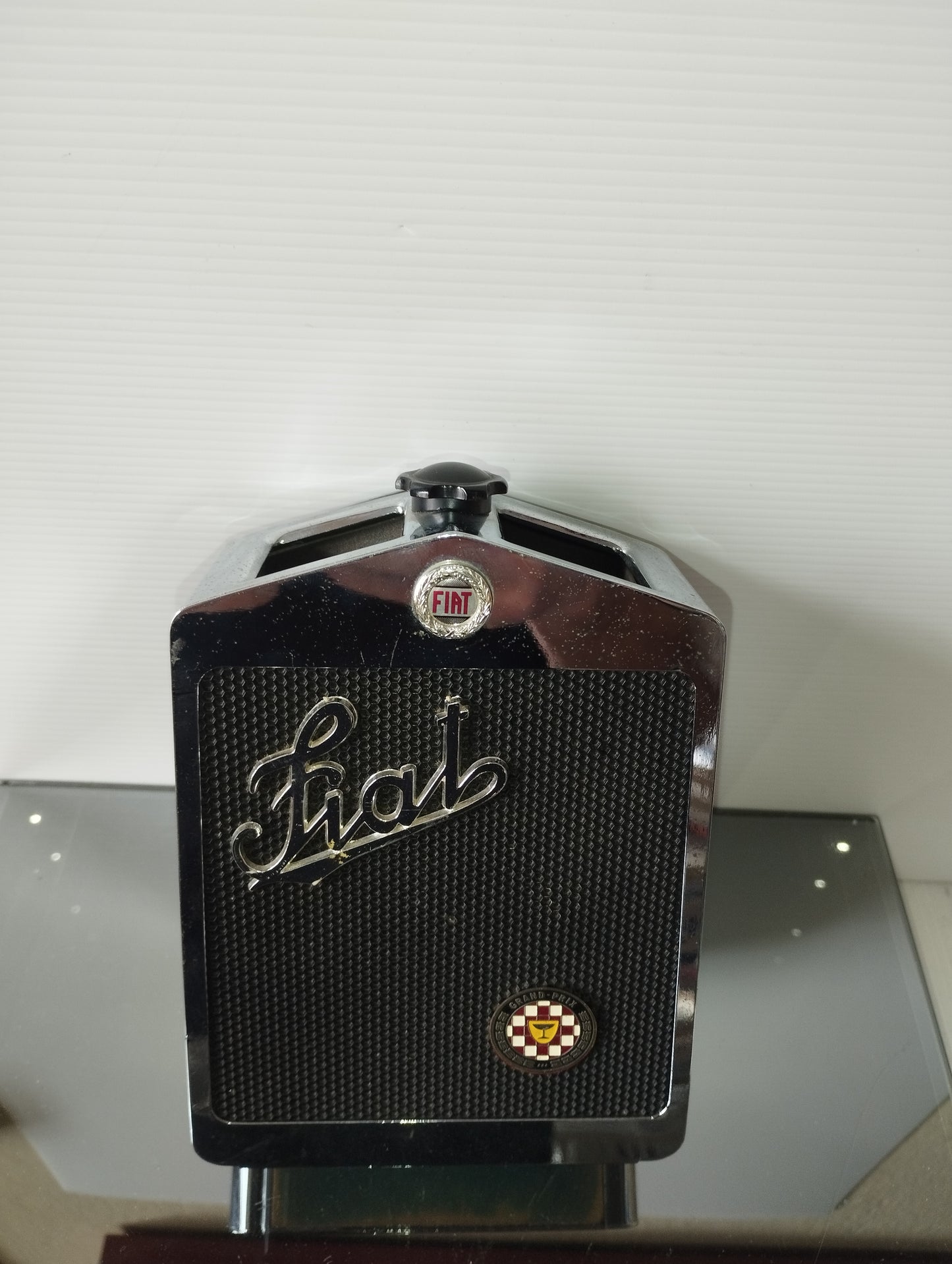 Portapenne Radiatore Fiat Gran Prix In Plastica Vintage