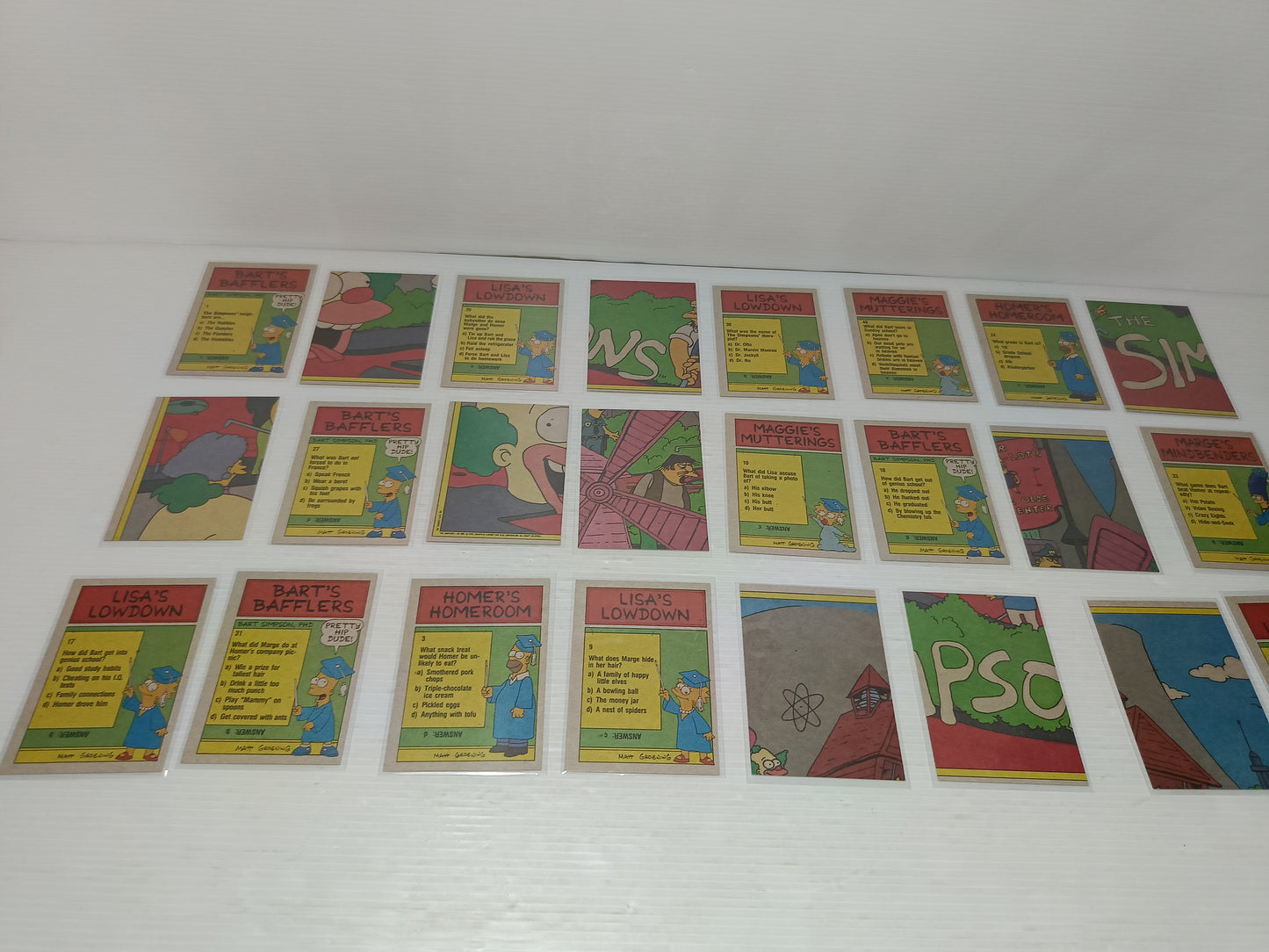 The Simpson Collezione 88 Card Toops
Anno 1990
Rare