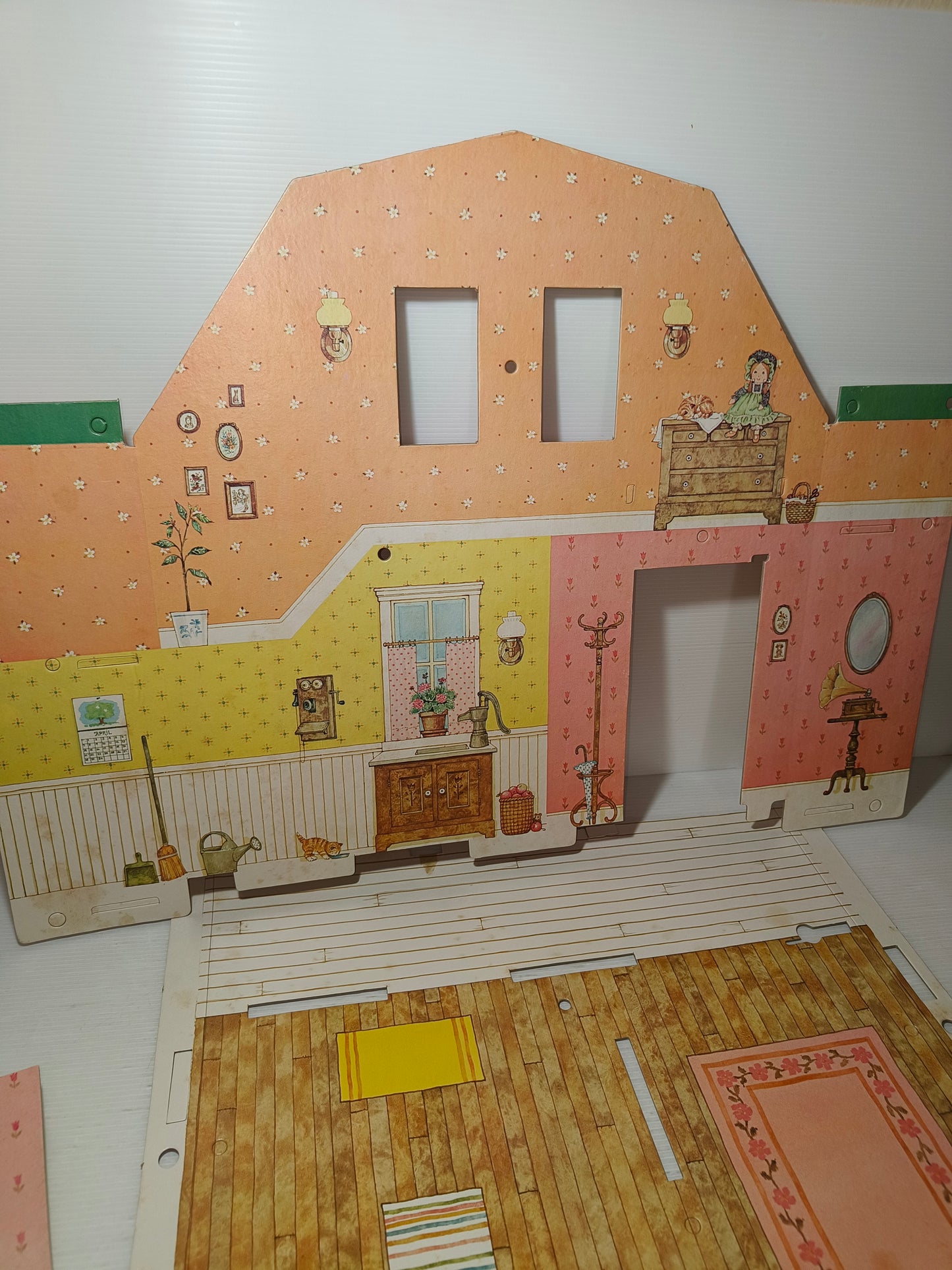 Parti casa Holly Hobbie Doll House 1977 Knickerbocker LEGGI DESCRIZIONE