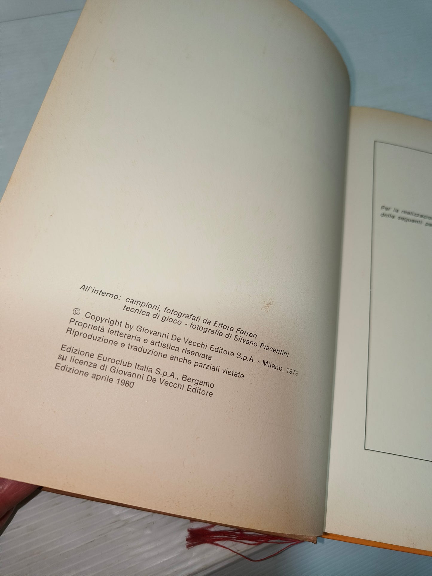 Libro Il Tennis, tecnica e pratica Euroclub 1980 LEGGI