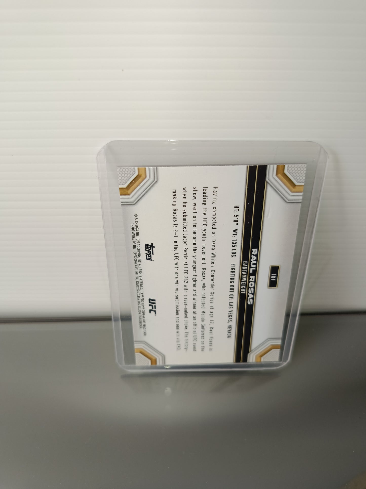 Raul Rosas Bantamweight
Card Topps Chrome 2024