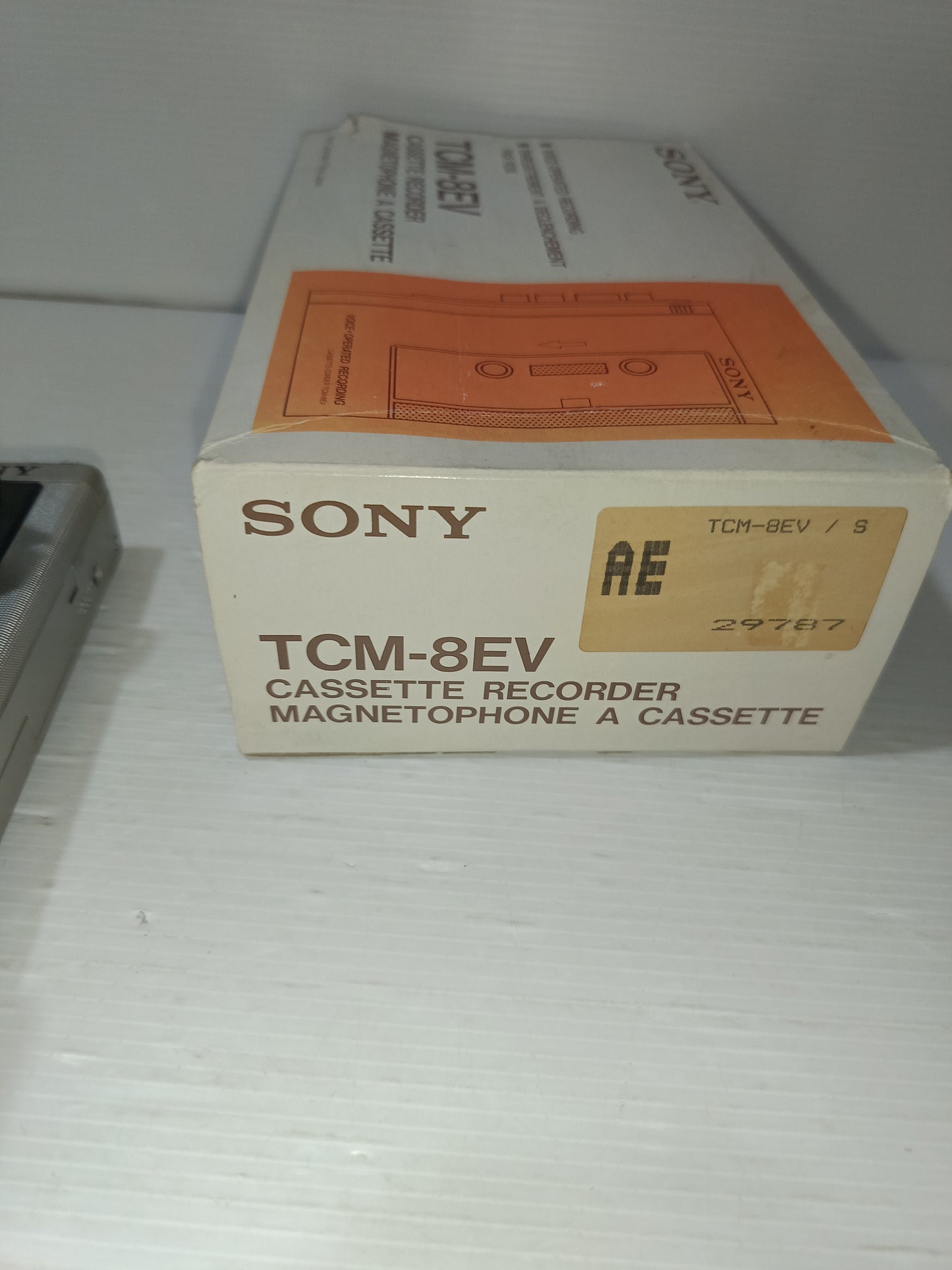 Sony TMC -8EV Cassette Recorder Made in Japan Non funzionante