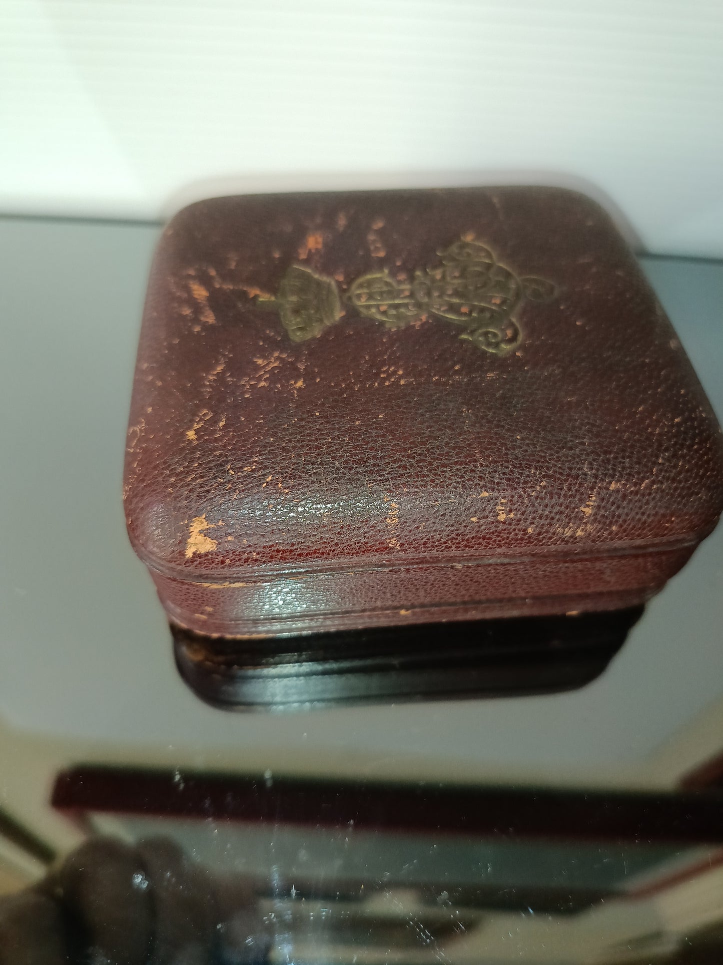 Antico Astuccio Rothe Wien In Pelle