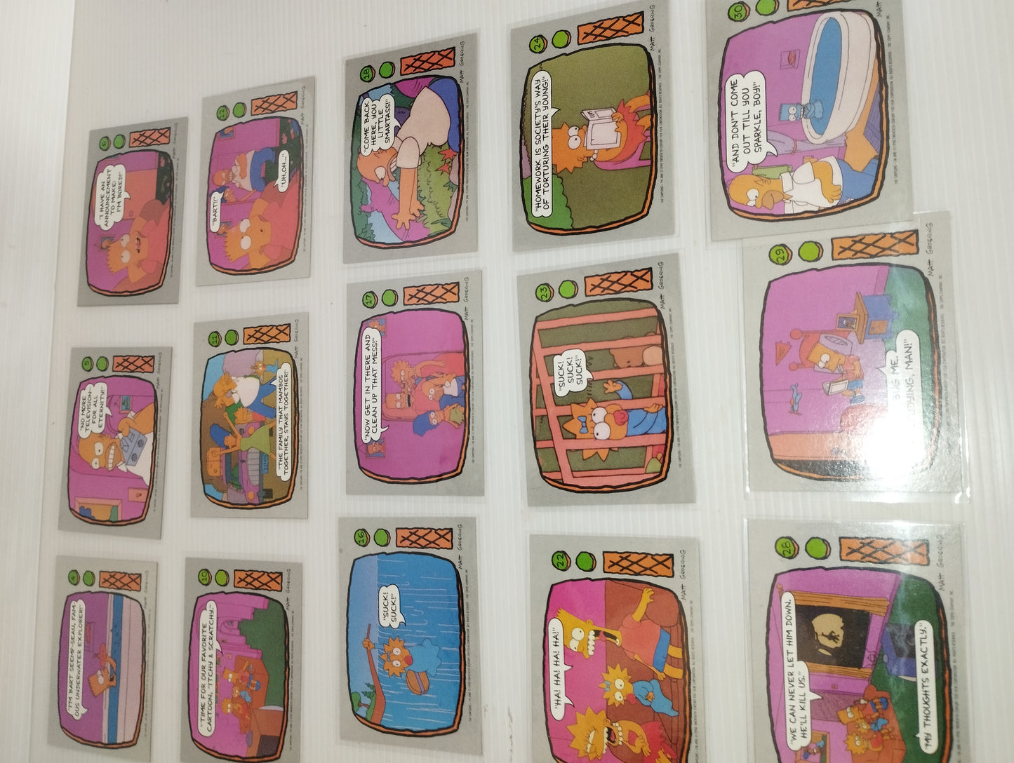The Simpson Collezione Card Toops
Set 88 + 22 Cards
Anno 1990