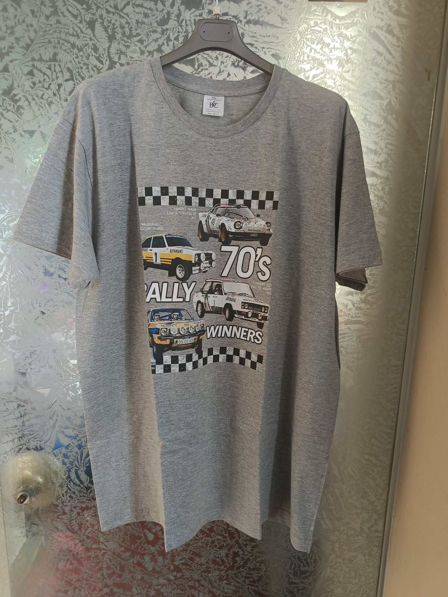 T-shirt Rally 70'S Winners B&C Taglia XXL
Cotone 85%-Viscosa 15%