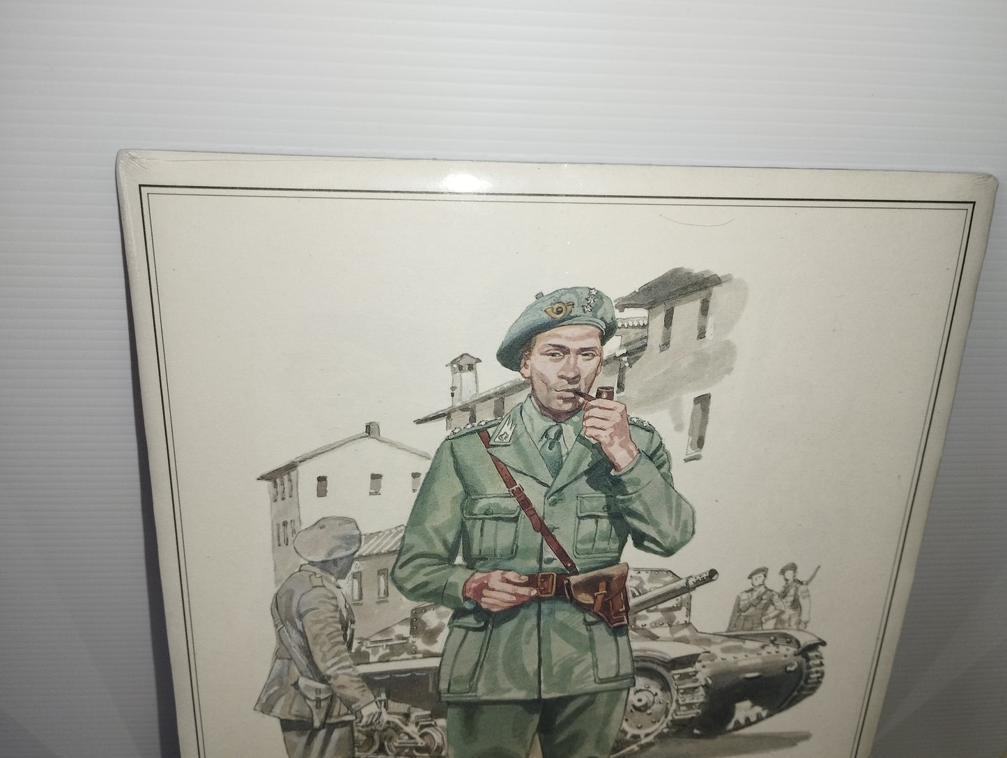 Capitano del Gruppo Squadroni Corazzati San Giusto  Stampa Originale Fine Anni 70