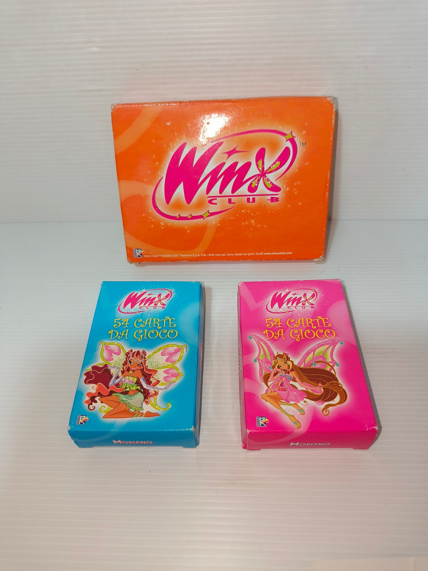 Carte da gioco Winx Modiano vintage, LEGGI