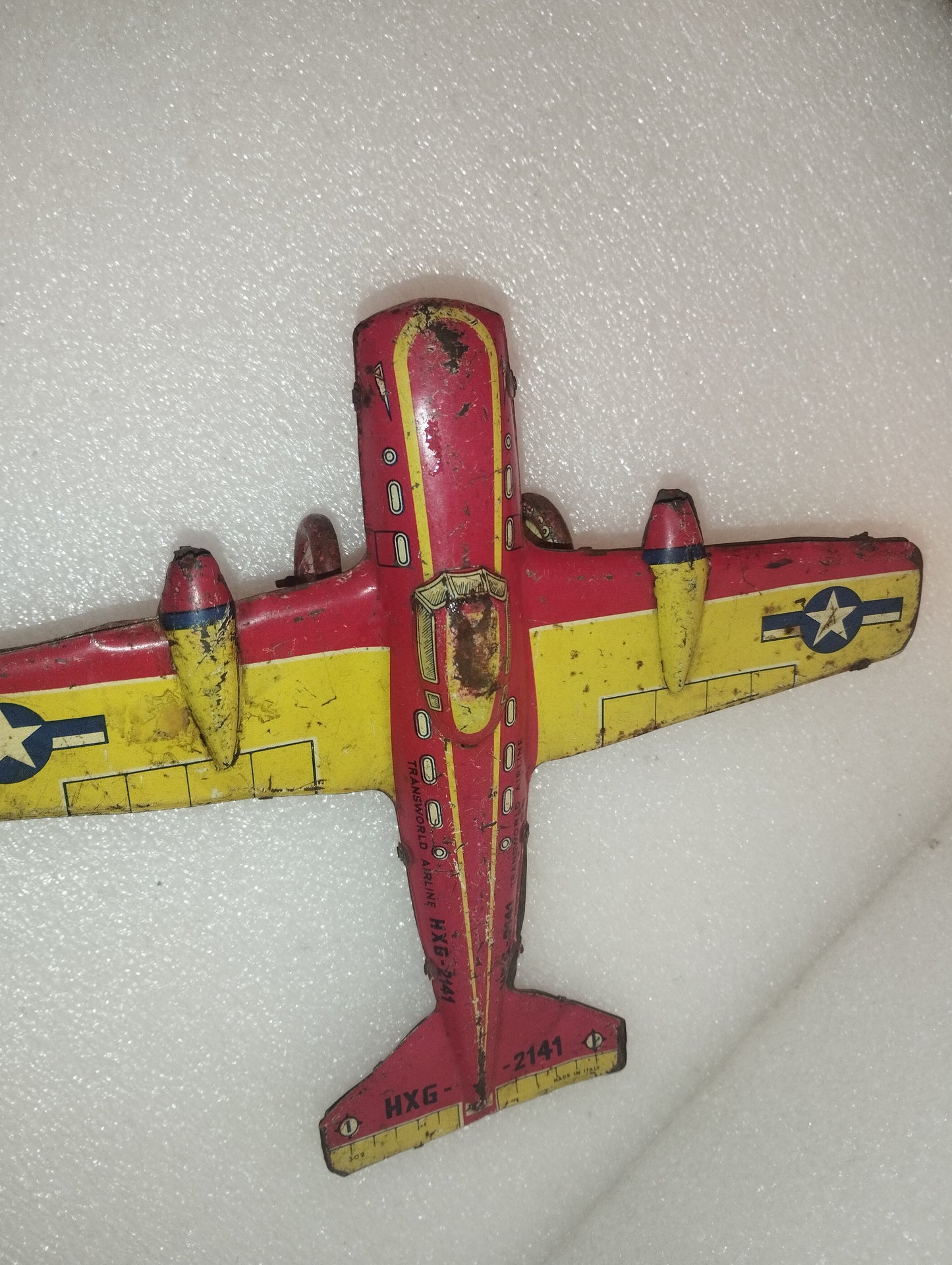 Antico Transworld Airline HGX-2141 in Latta Da Restaurare