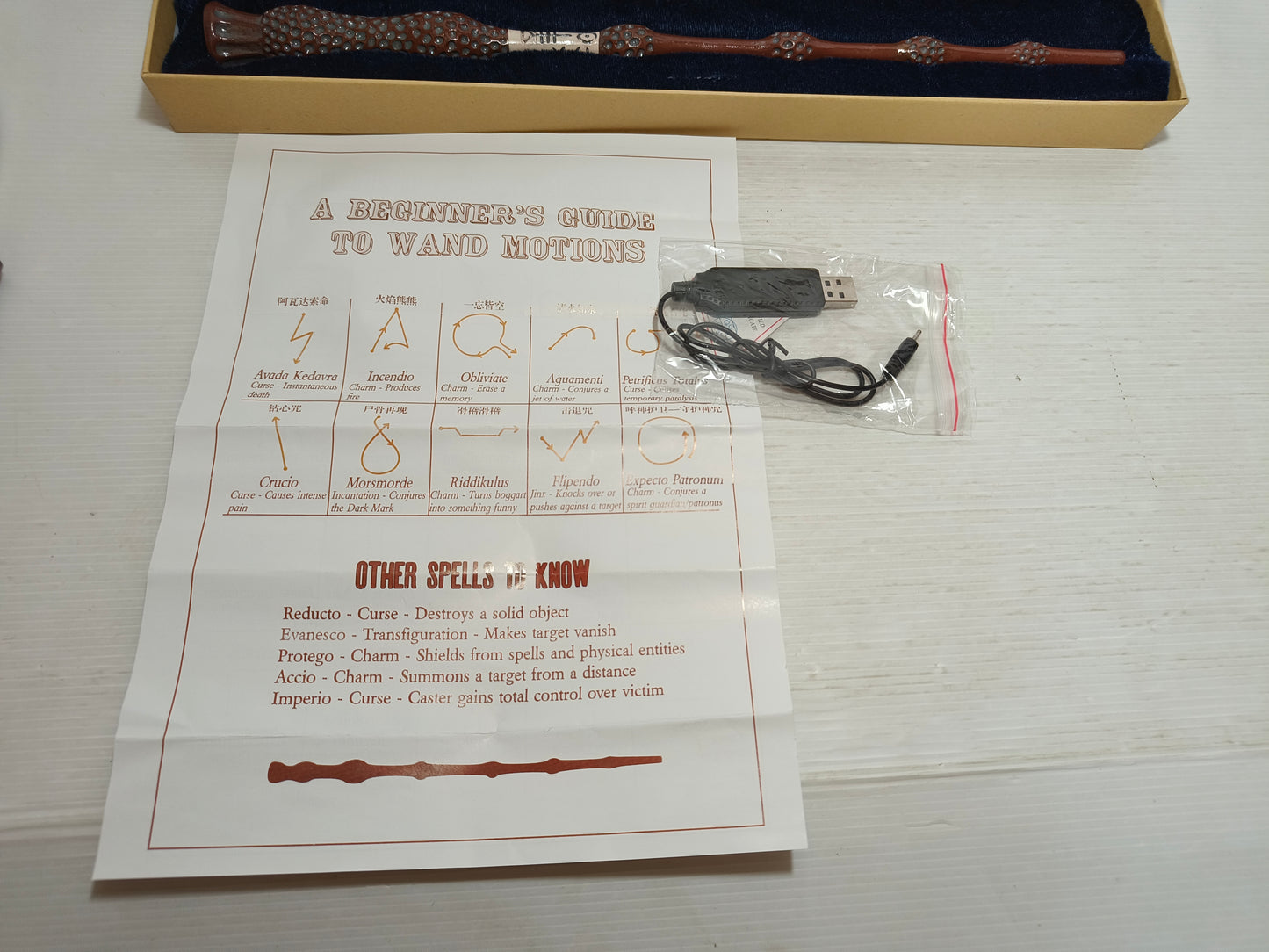 Bacchetta Magic Wand, LEGGI