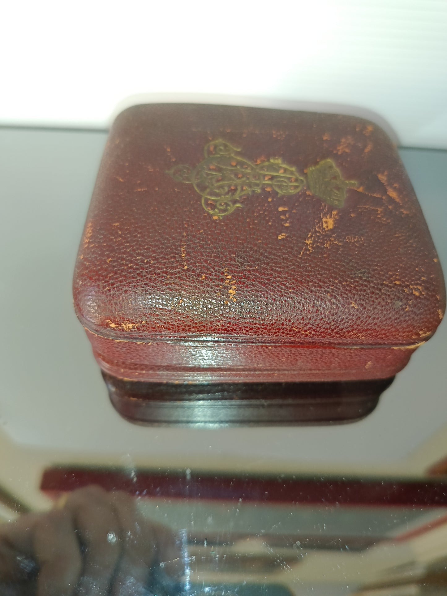 Antico Astuccio Rothe Wien In Pelle