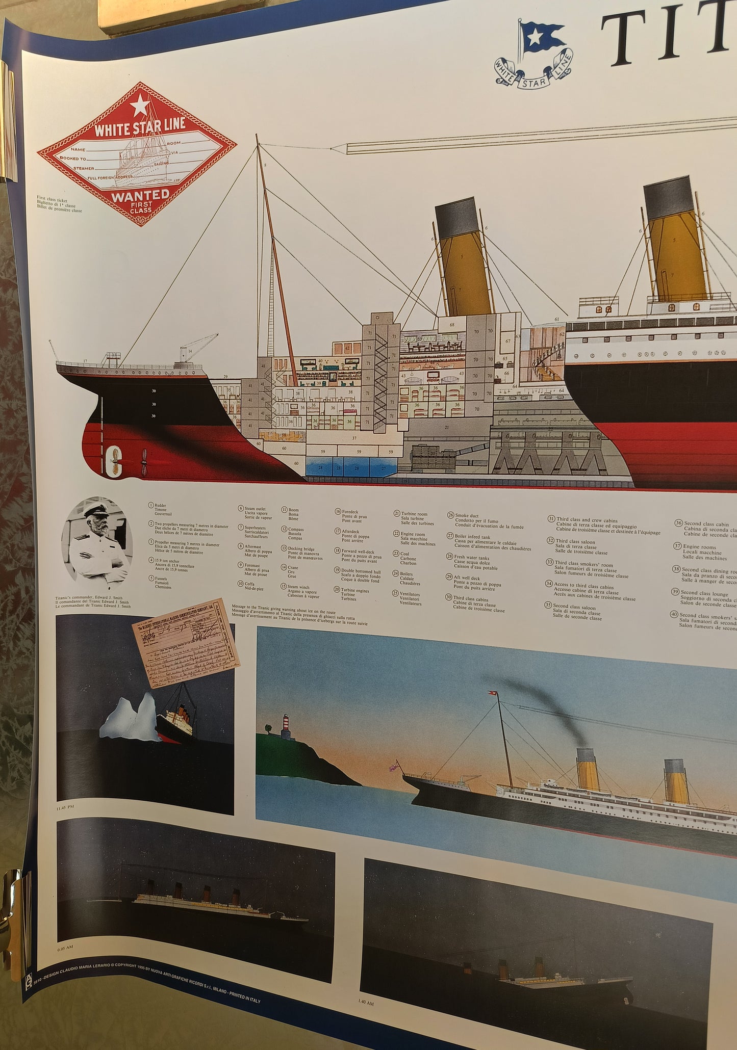 Poster Titanic Nuova Arti Grafiche Ricordi

Anni 90

Dimensioni 99X69 cm