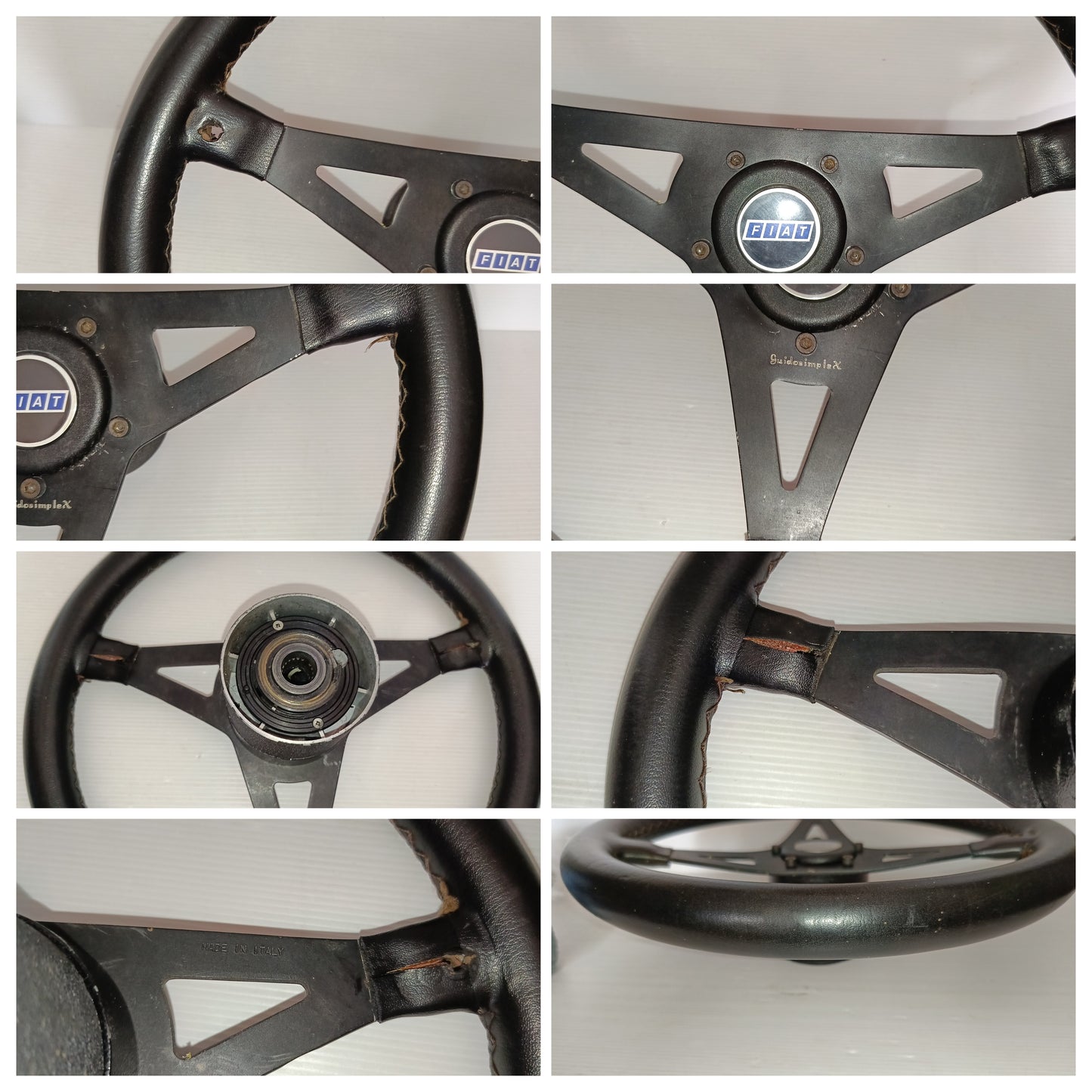 Volante Guidosimplex Fiat In Pelle Vintage
Diametro cm 36 a 3 razze