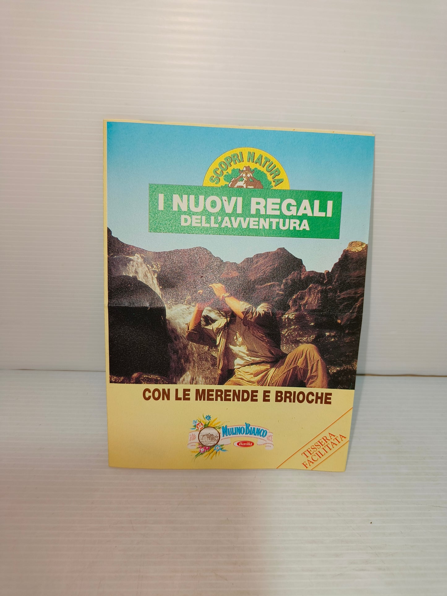 Depliant pubblicitario raccolta punti Mulino Bianco, anni 90