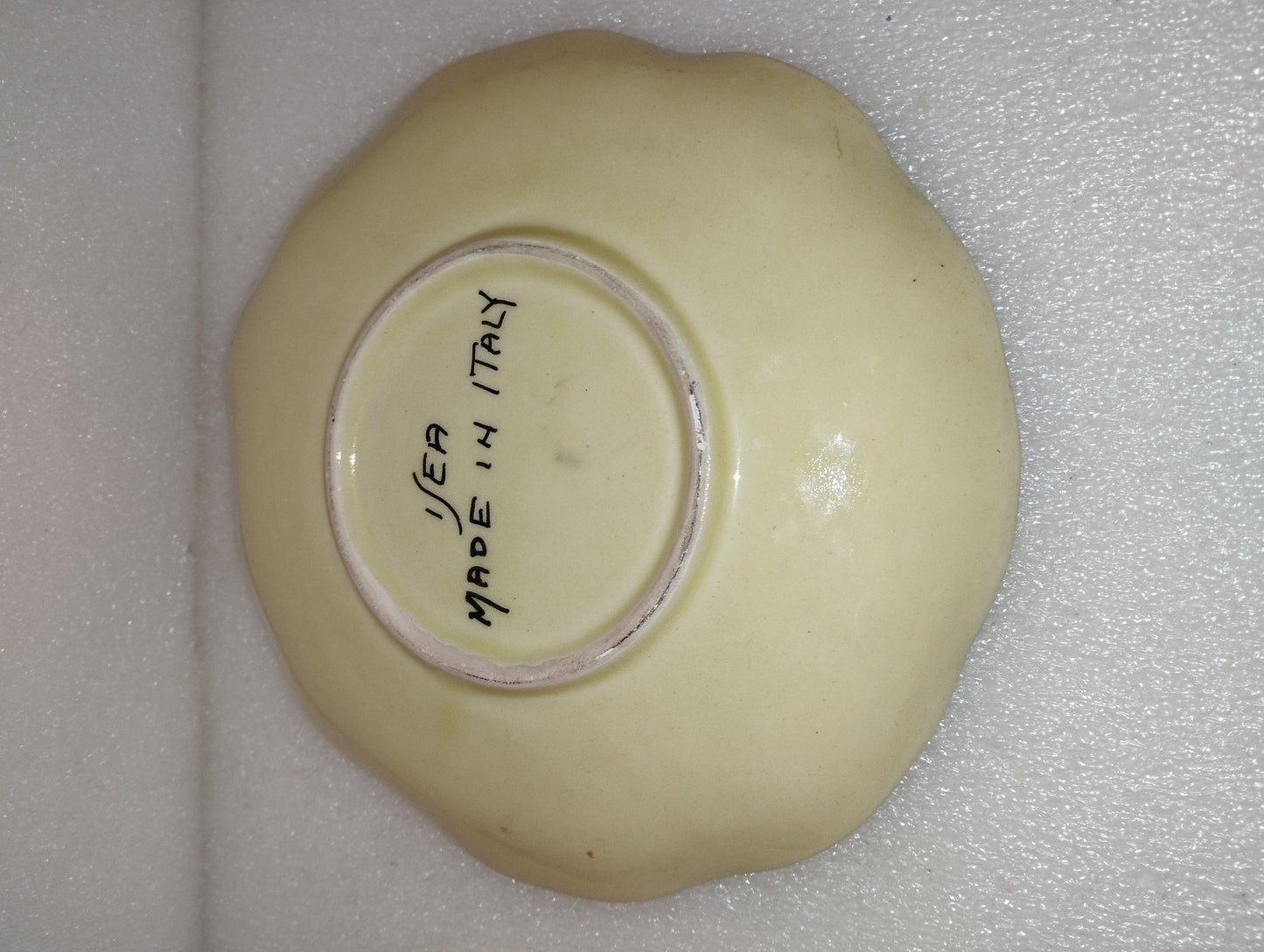 Piatto Soldato Ussaro A Cavallo Isea In Ceramica Vintage