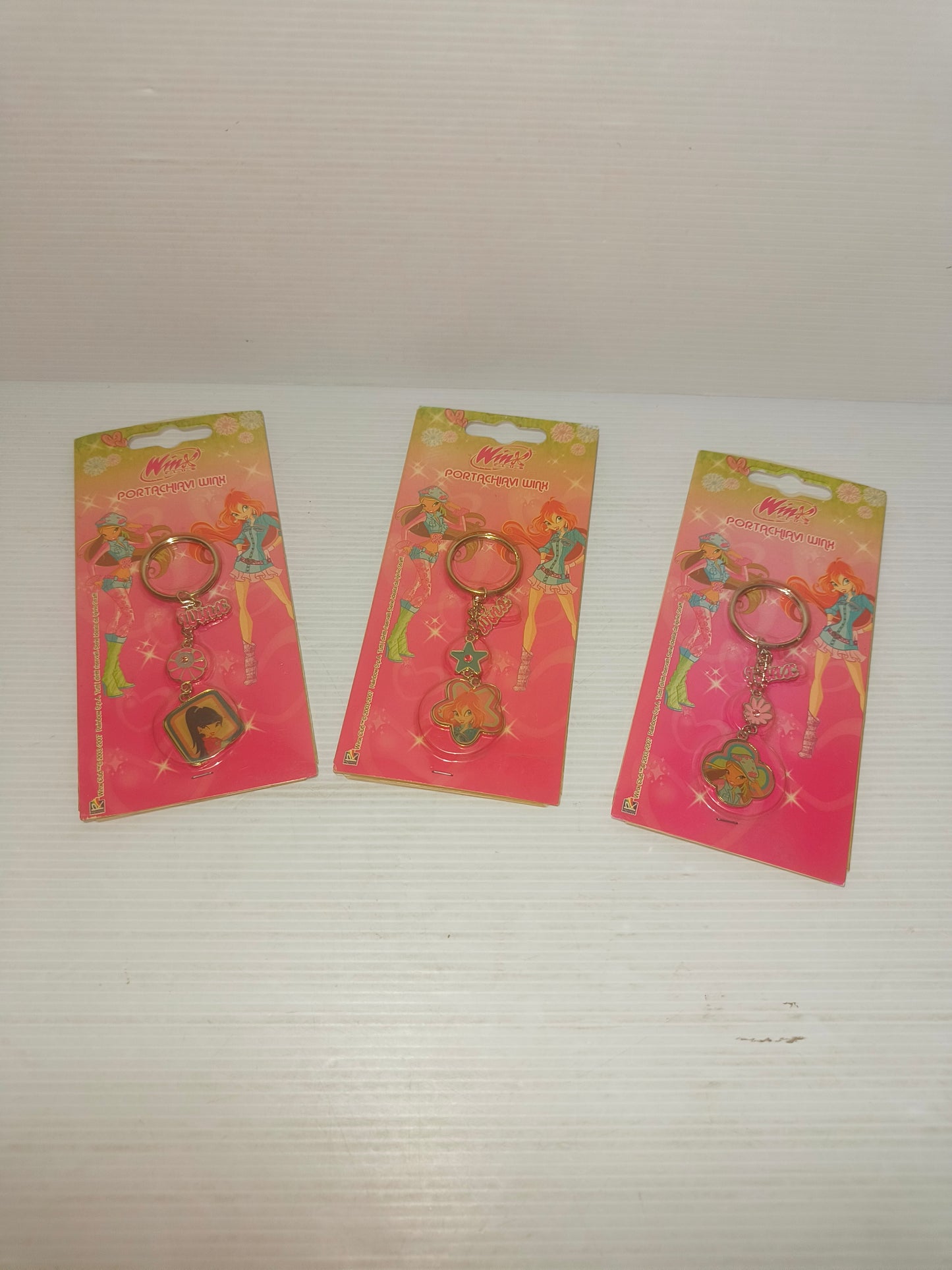 Lotto portachiavi Winx Bloom Musa Flora vintage