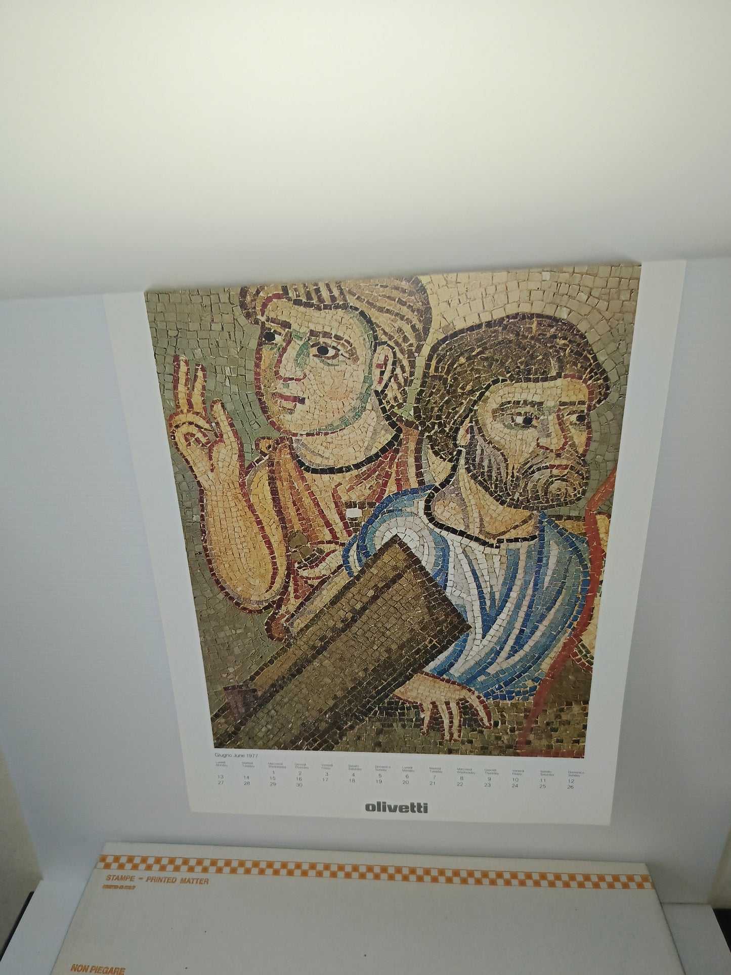 Olivetti Calendario 1977 Mosaici di San Marco