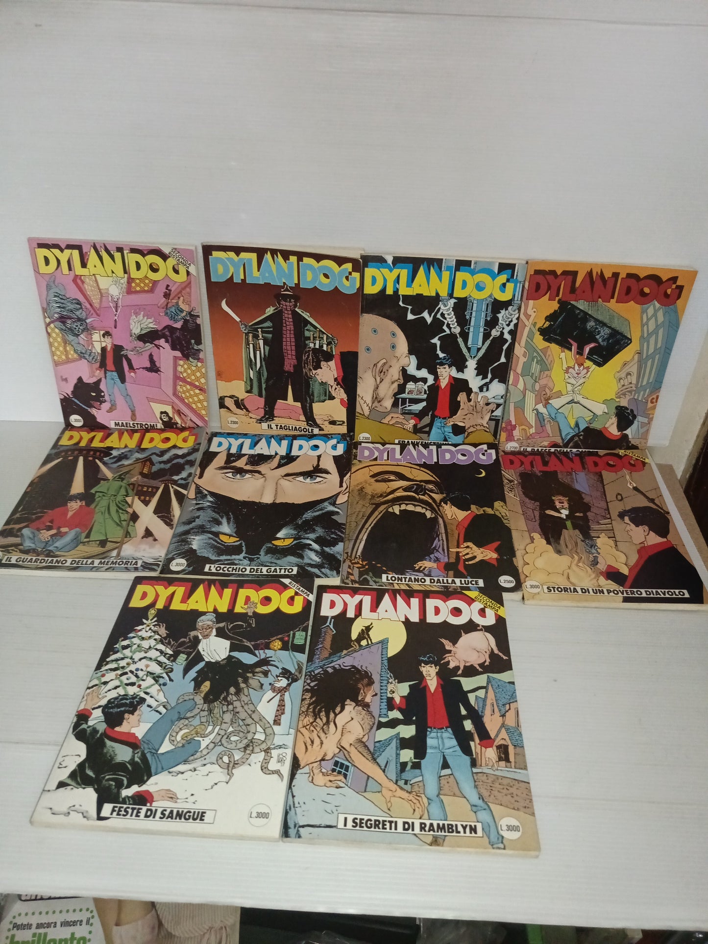 Dylan Dog Lotto 10 Fumetti
Anni 90