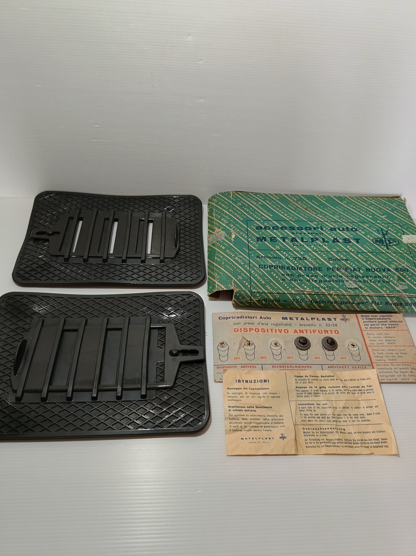 Copriradiatore Per Fiat Nuova 500 Metalplast