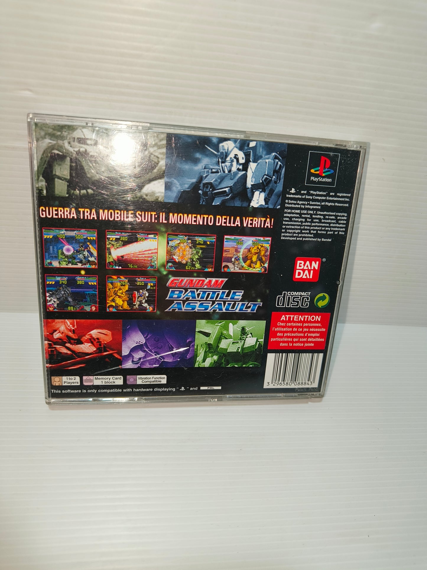 Videogioco Gundam Battle Assault Ps1, LEGGI