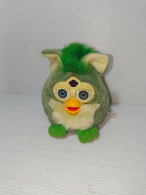 Peluche mini Furby verde Tiger anni 90