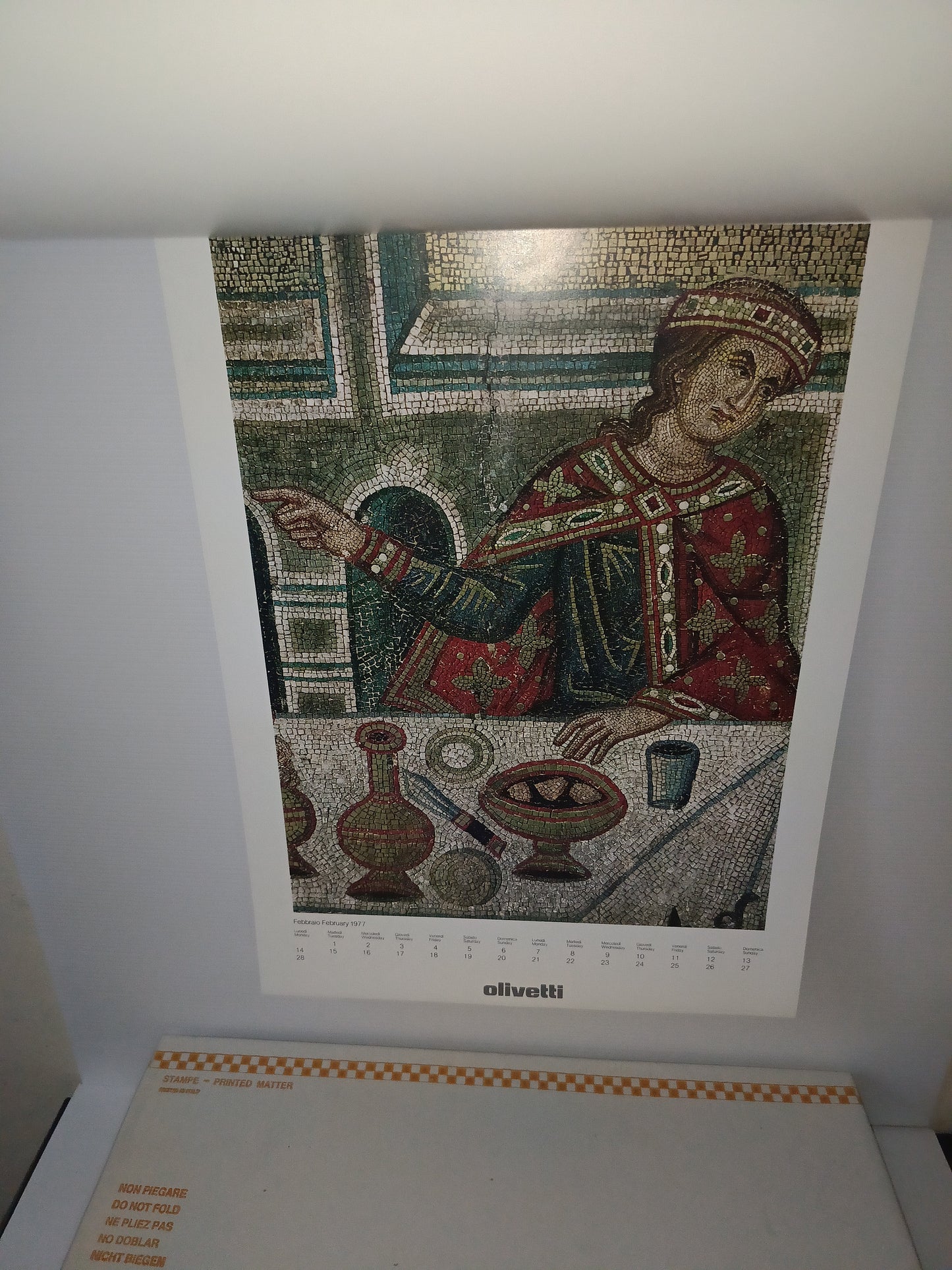 Olivetti Calendario 1977 Mosaici di San Marco